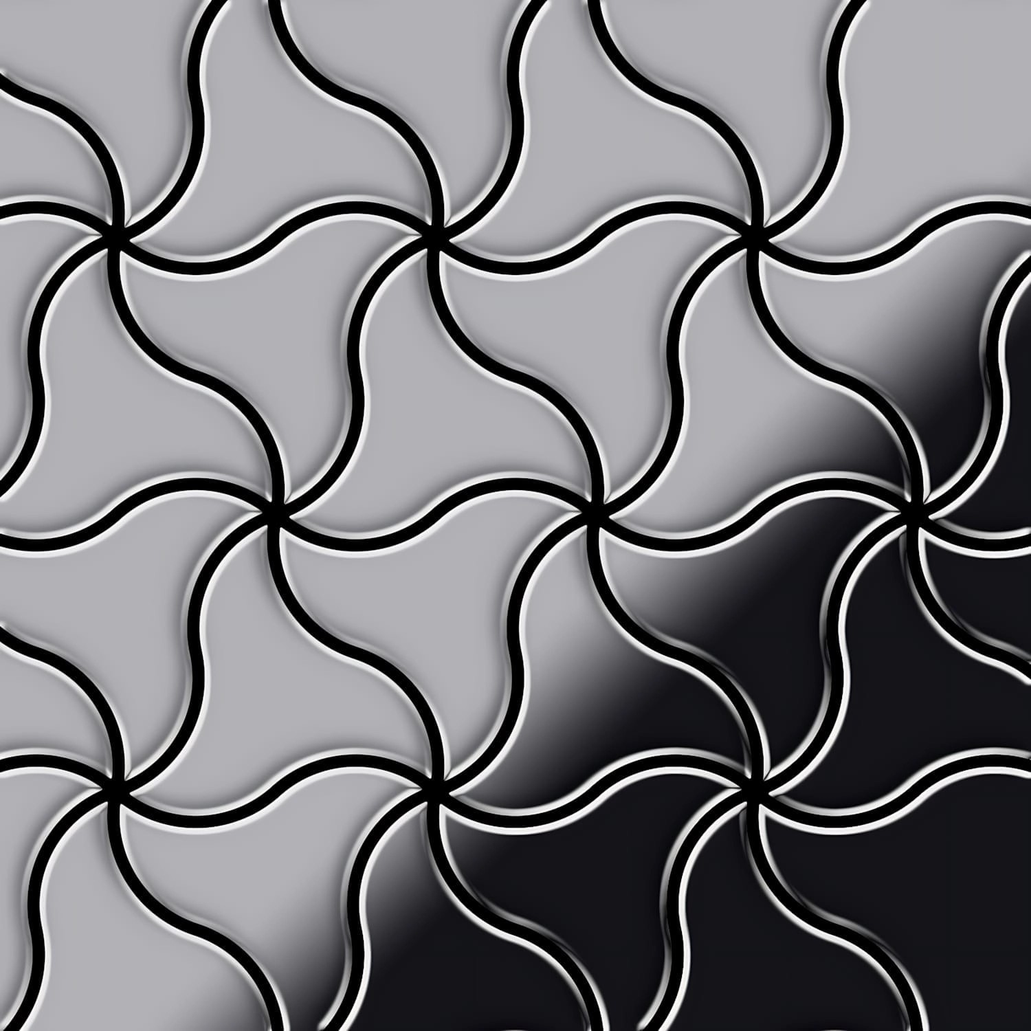 ALLOY Mosaik Fliese Massiv Metall Edelstahl Hochglänzend Grau 1,6mm Stark Ninja-s-s-m 1 Paket mit 10 Matten 0,67 m2 Grau ALLOY Mosaik Fliese Massiv Metall Edelstahl Hochglänzend Grau 1,6mm Stark Ninja-s-s-m 1 Paket mit 10 Matten 0,67 m2 Grau von ALLOY