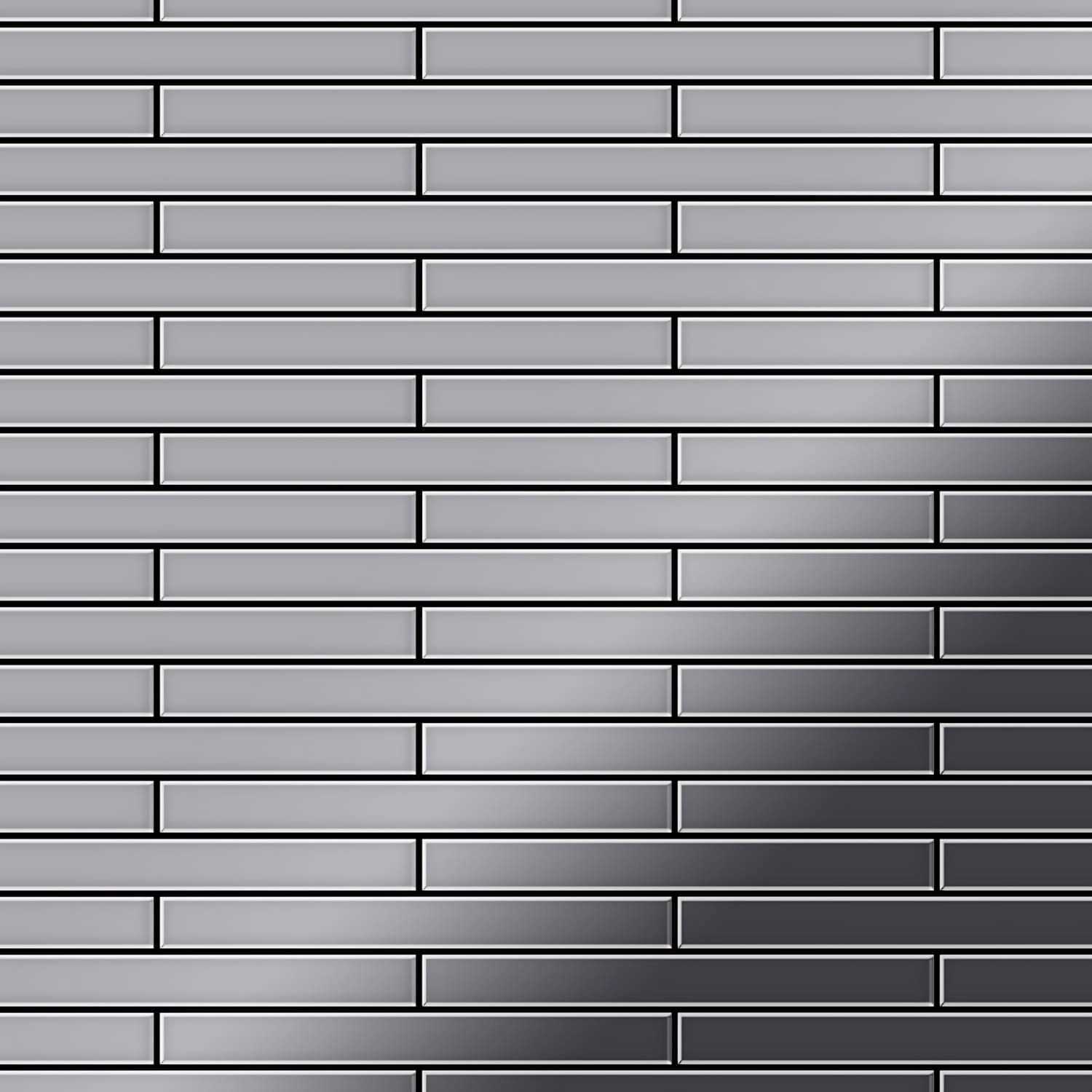ALLOY Mosaik Fliese Massiv Metall Edelstahl Hochglanz Grau 1,6mm Deedee-s-s-m 1 Paket mit 10 Matten 0,63 m2 Grau ALLOY Mosaik Fliese Massiv Metall Edelstahl Hochglanz Grau 1,6mm Deedee-s-s-m 1 Paket mit 10 Matten 0,63 m2 Grau von ALLOY