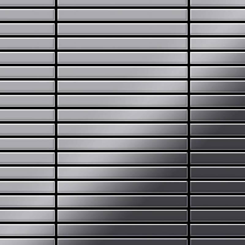 ALLOY Mosaik Fliese Massiv Metall Edelstahl Hochglanz Grau 1,6mm Linear-s-s-m 1 Paket mit 10 Matten 0,94 m2 Grau ALLOY Mosaik Fliese Massiv Metall Edelstahl Hochglanz Grau 1,6mm Linear-s-s-m 1 Paket mit 10 Matten 0,94 m2 Grau von ALLOY