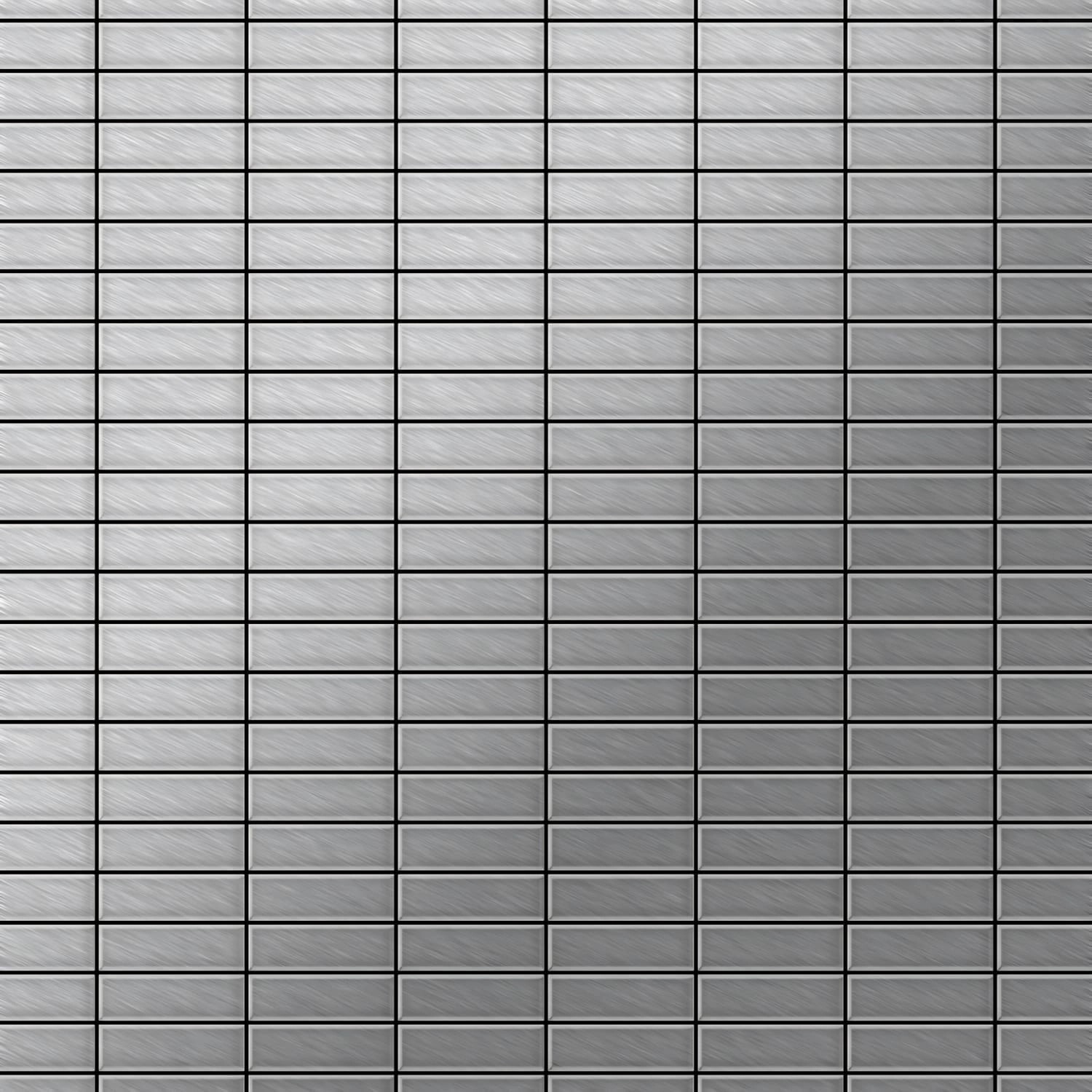 ALLOY Mosaik Fliese Massiv Metall Edelstahl Marine Gebürstet Grau 1,6mm Cabin-s-s-mb 1 Paket mit 10 Matten 1,01 m2 Grau ALLOY Mosaik Fliese Massiv Metall Edelstahl Marine Gebürstet Grau 1,6mm Cabin-s-s-mb 1 Paket mit 10 Matten 1,01 m2 Grau von ALLOY