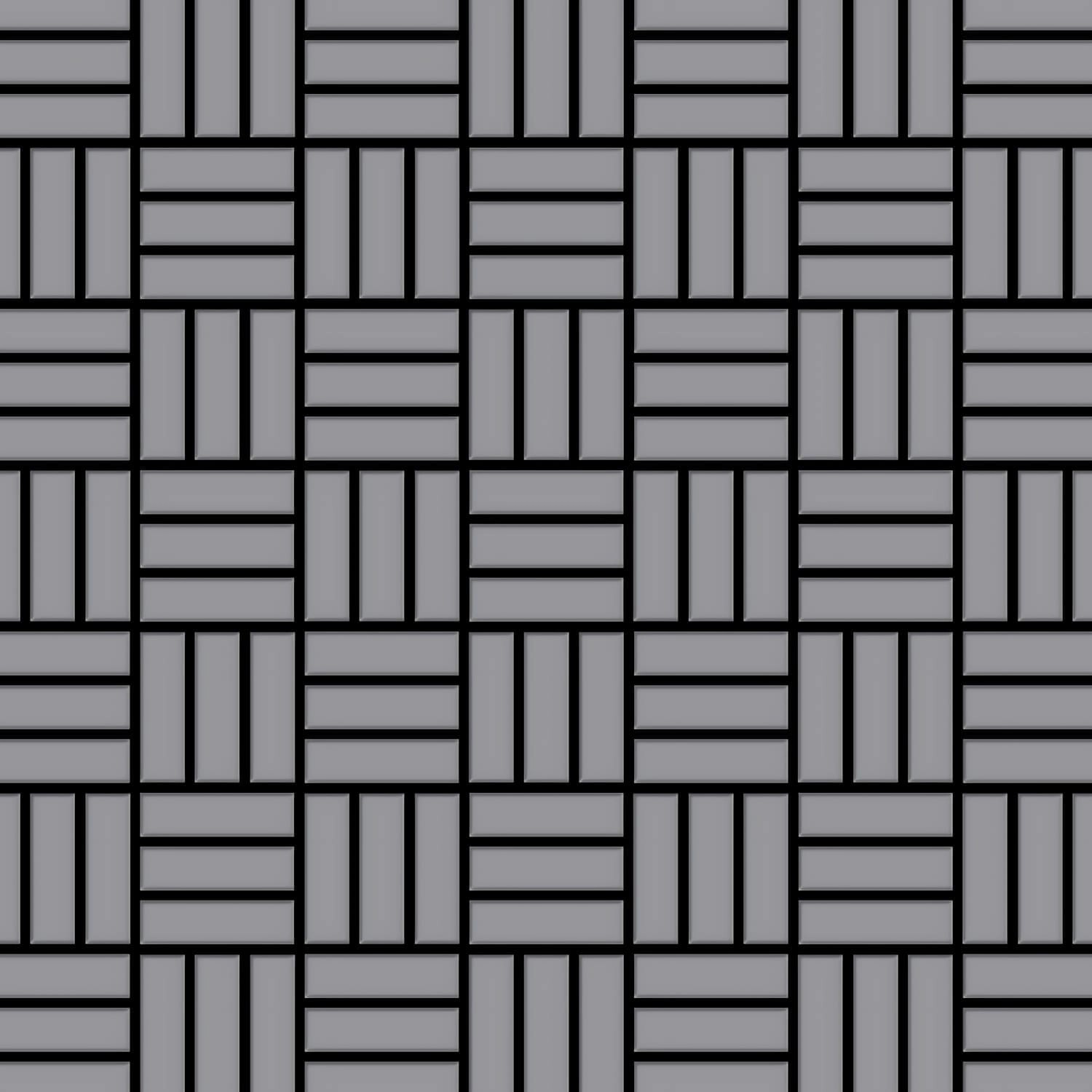 ALLOY Mosaik Fliese Massiv Metall Edelstahl Matt Grau 1,6mm Stark Basketweave-s-s-ma 1 Paket mit 10 Matten 0,82 m2 Grau ALLOY Mosaik Fliese Massiv Metall Edelstahl Matt Grau 1,6mm Stark Basketweave-s-s-ma 1 Paket mit 10 Matten 0,82 m2 Grau von ALLOY