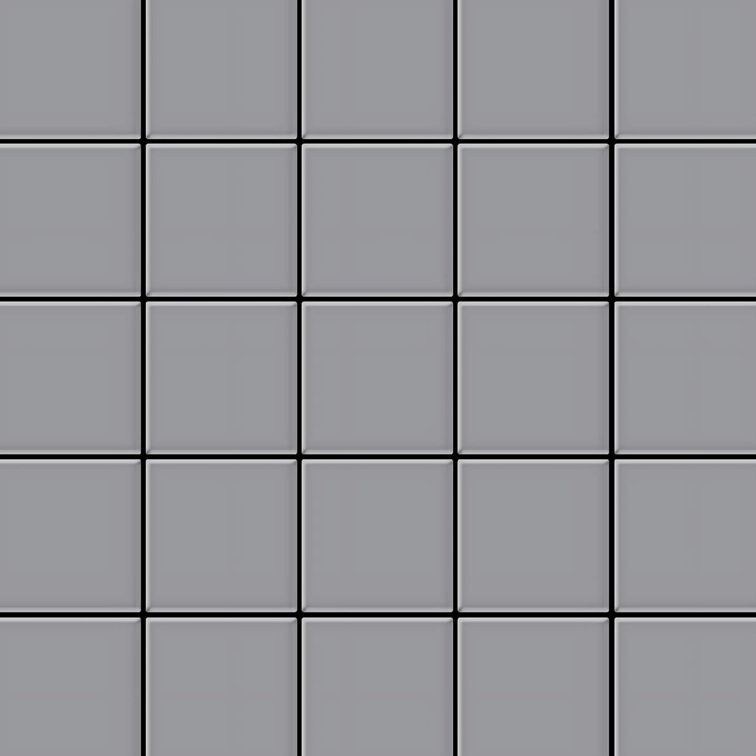 ALLOY Mosaik Fliese Massiv Metall Edelstahl Matt Grau 1,6mm Stark Century-s-s-ma 1 Paket mit 50 Matten 0,5 m2 Grau von ALLOY