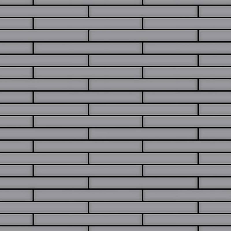 ALLOY Mosaik Fliese Massiv Metall Edelstahl Matt Grau 1,6mm Stark Deedee-s-s-ma 1 Paket mit 10 Matten 0,63 m2 Grau von ALLOY
