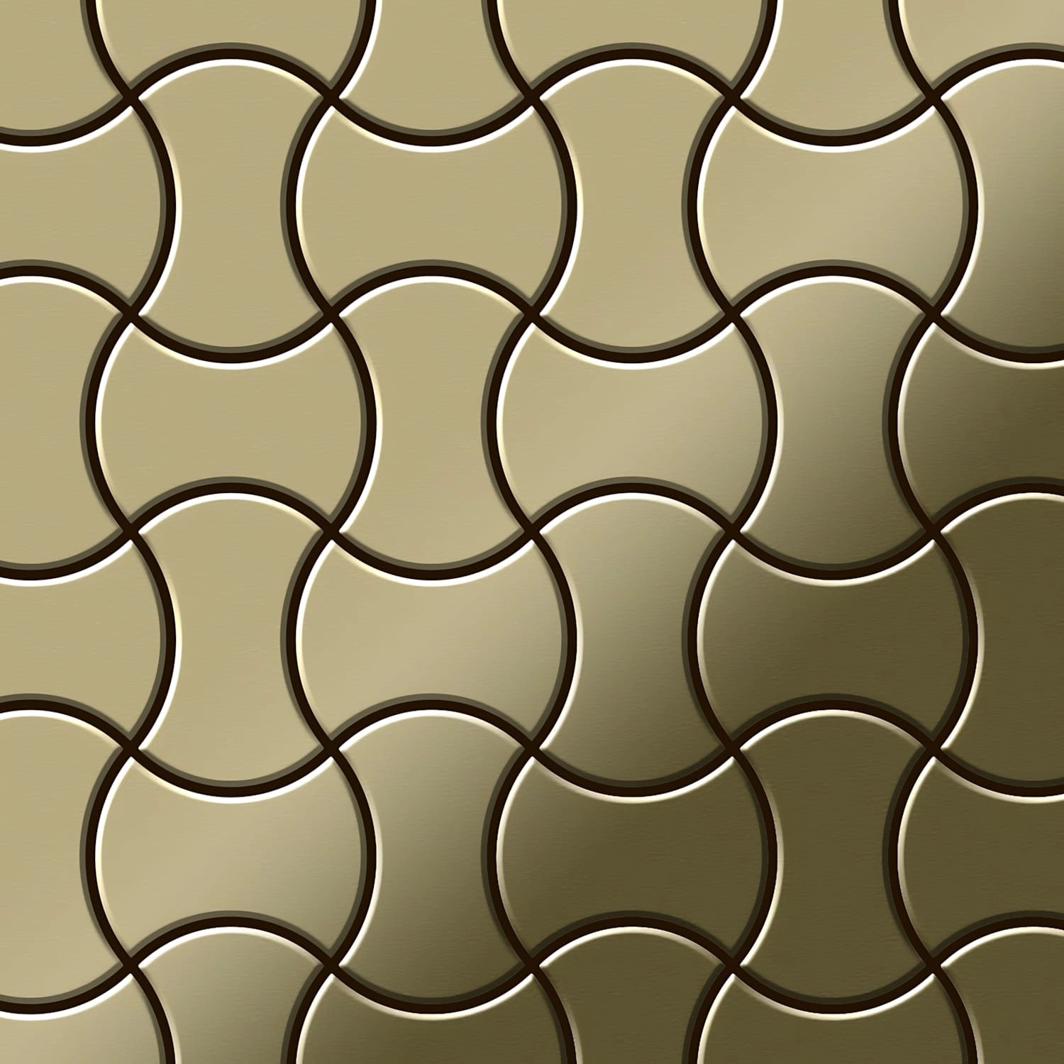 ALLOY Mosaik Fliese Massiv Metall Messing Gewalzt Gold 1,6mm Stark Infinit-bm 1 Paket mit 10 Matten 0,91 m2 Gold ALLOY Mosaik Fliese Massiv Metall Messing Gewalzt Gold 1,6mm Stark Infinit-bm 1 Paket mit 10 Matten 0,91 m2 Gold von ALLOY