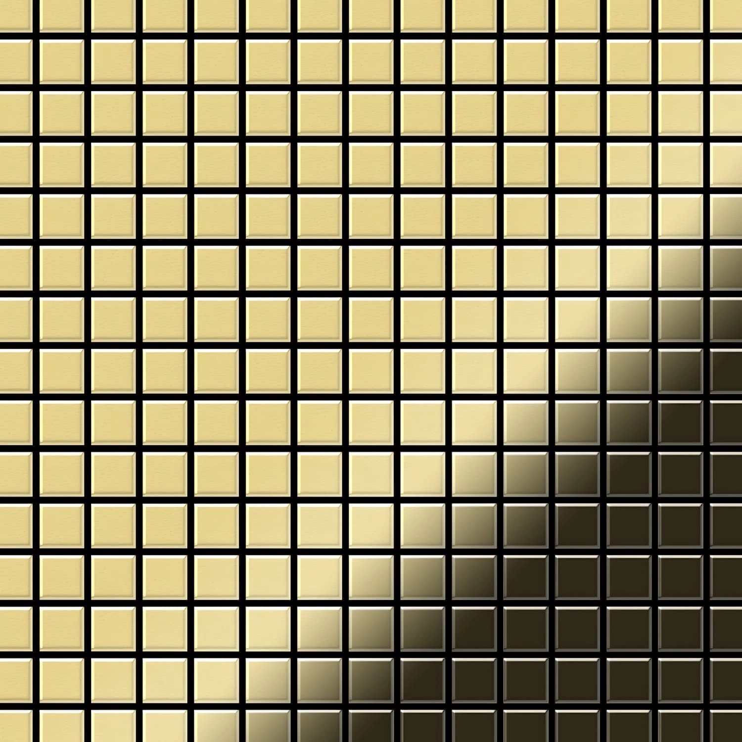 ALLOY Mosaik Fliese Massiv Metall Messing Gewalzt Gold 1,6mm Stark Mosaic-bm 1 Paket mit 10 Matten 1,04 m2 Gold ALLOY Mosaik Fliese Massiv Metall Messing Gewalzt Gold 1,6mm Stark Mosaic-bm 1 Paket mit 10 Matten 1,04 m2 Gold von ALLOY
