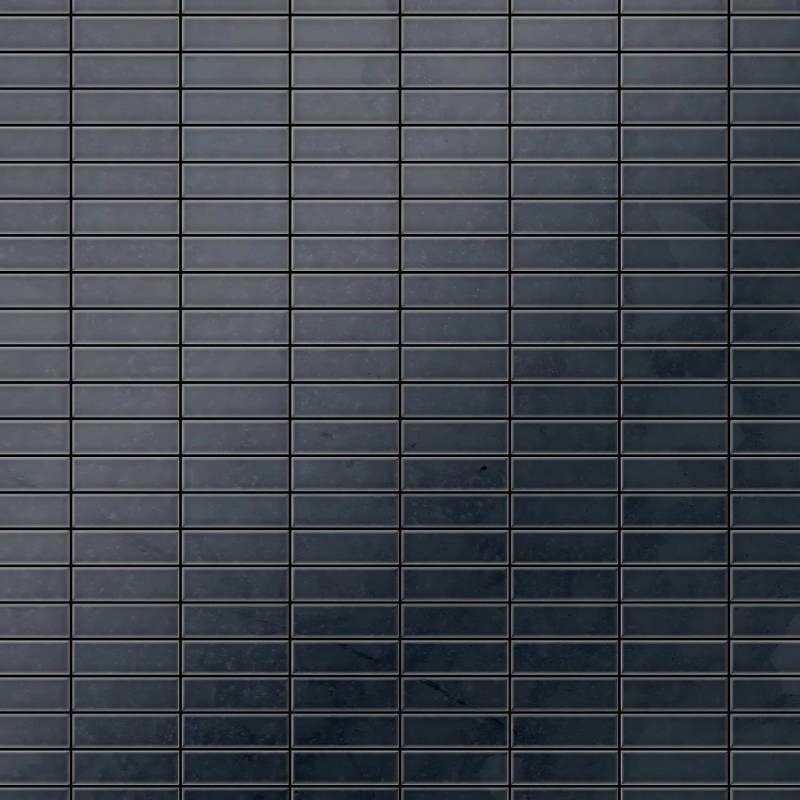 ALLOY Mosaik Fliese Massiv Metall Rohstahl Gewalzt Grau 1,6mm Stark Cabin-rs 1 Paket mit 10 Matten 1,01 m2 Grau von ALLOY