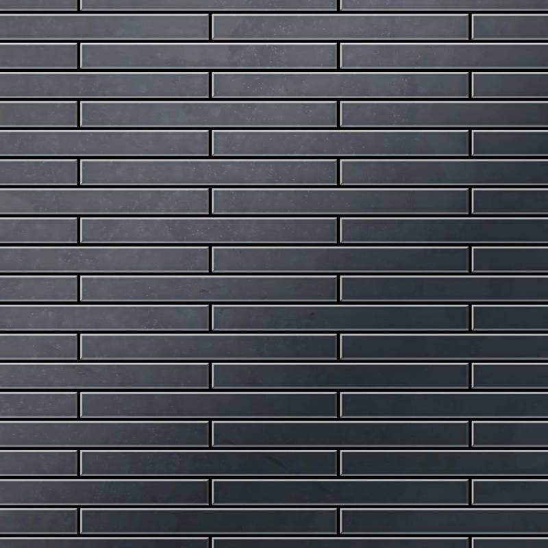 ALLOY Mosaik Fliese Massiv Metall Rohstahl Gewalzt Grau 1,6mm Stark Deedee-rs 1 Paket mit 10 Matten 0,63 m2 Grau von ALLOY
