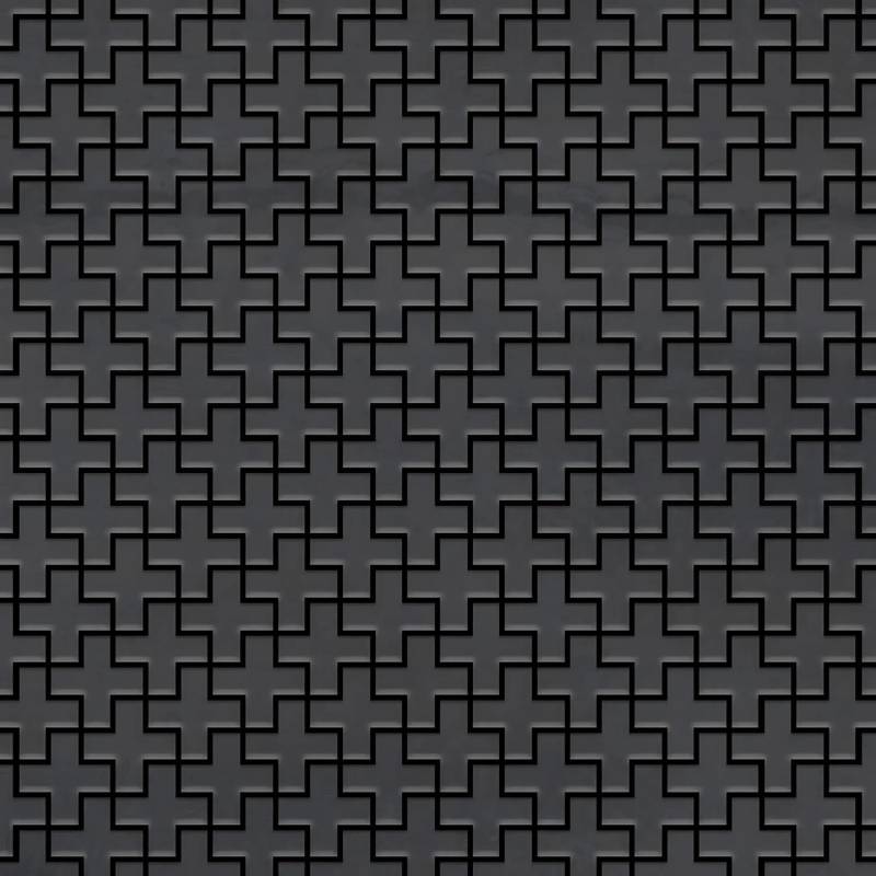 ALLOY Mosaik Fliese Massiv Metall Rohstahl Gewalzt Grau 1,6mm Stark Swiss Cross-rs 1 Paket mit 10 Matten 0,88 m2 Grau ALLOY Mosaik Fliese Massiv Metall Rohstahl Gewalzt Grau 1,6mm Stark Swiss Cross-rs 1 Paket mit 10 Matten 0,88 m2 Grau von ALLOY