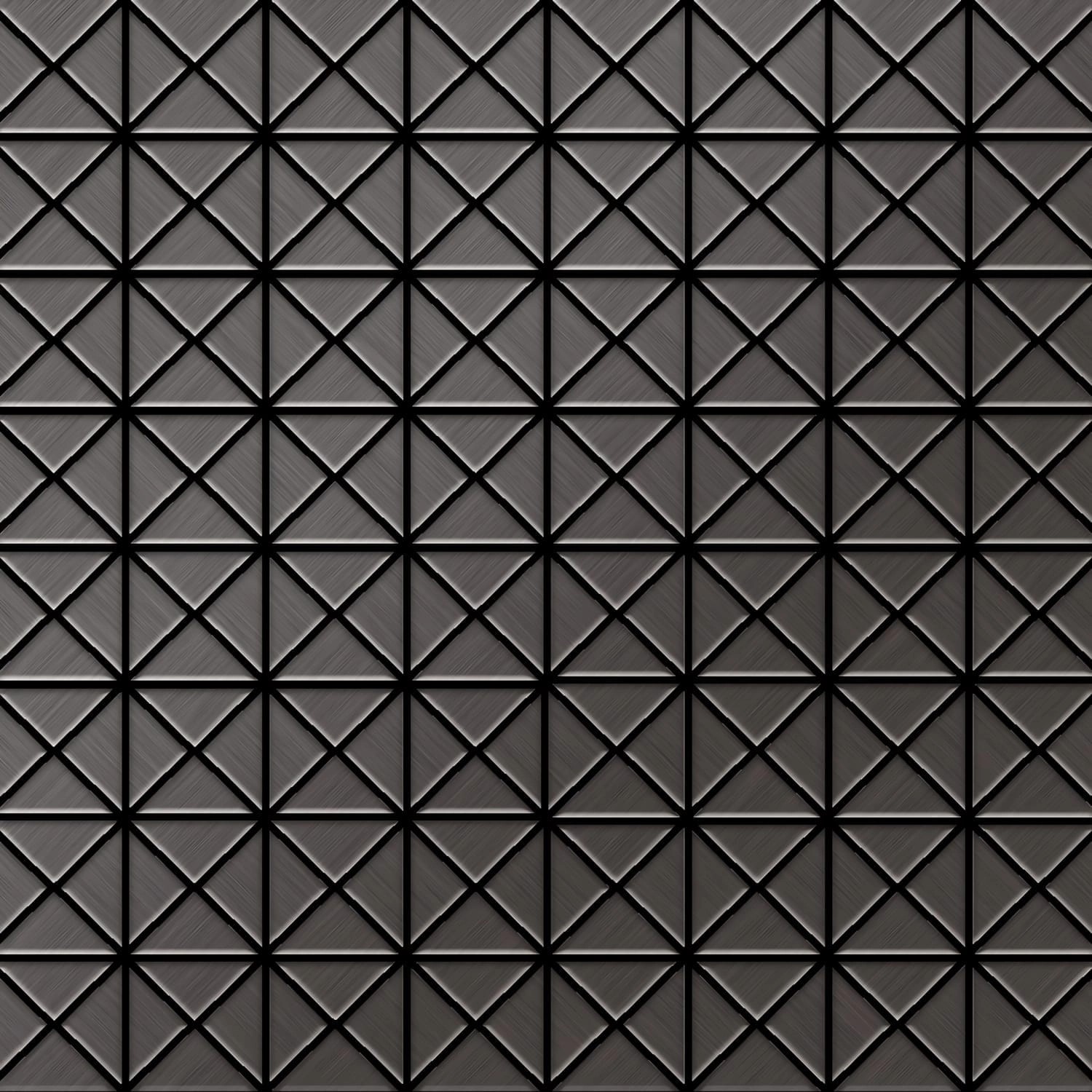 ALLOY Mosaik Fliese Massiv Metall Titan Gebürstet Dunkelgrau 1,6mm Stark Deco-ti-sb 1 Paket mit 10 Matten 0,92 m2 Grau ALLOY Mosaik Fliese Massiv Metall Titan Gebürstet Dunkelgrau 1,6mm Stark Deco-ti-sb 1 Paket mit 10 Matten 0,92 m2 Grau von ALLOY