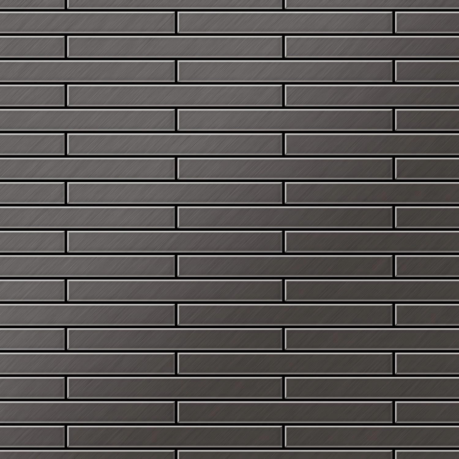 ALLOY Mosaik Fliese Massiv Metall Titan Gebürstet Dunkelgrau 1,6mm Stark Deedee-ti-sb 1 Paket mit 10 Matten 0,63 m2 Grau ALLOY Mosaik Fliese Massiv Metall Titan Gebürstet Dunkelgrau 1,6mm Stark Deedee-ti-sb 1 Paket mit 10 Matten 0,63 m2 Grau von ALLOY