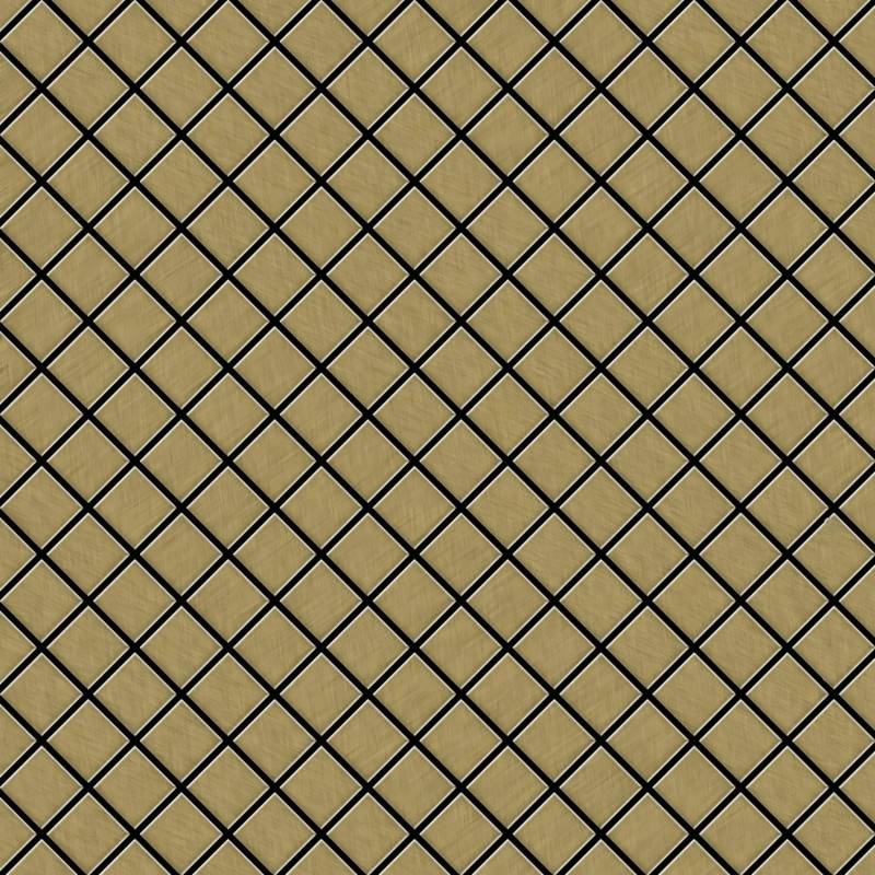ALLOY Mosaik Fliese Massiv Metall Titan Gebürstet Gold 1,6mm Stark Diamond-ti-gb 1 Paket mit 10 Matten 0,91 m2 Gold ALLOY Mosaik Fliese Massiv Metall Titan Gebürstet Gold 1,6mm Stark Diamond-ti-gb 1 Paket mit 10 Matten 0,91 m2 Gold von ALLOY