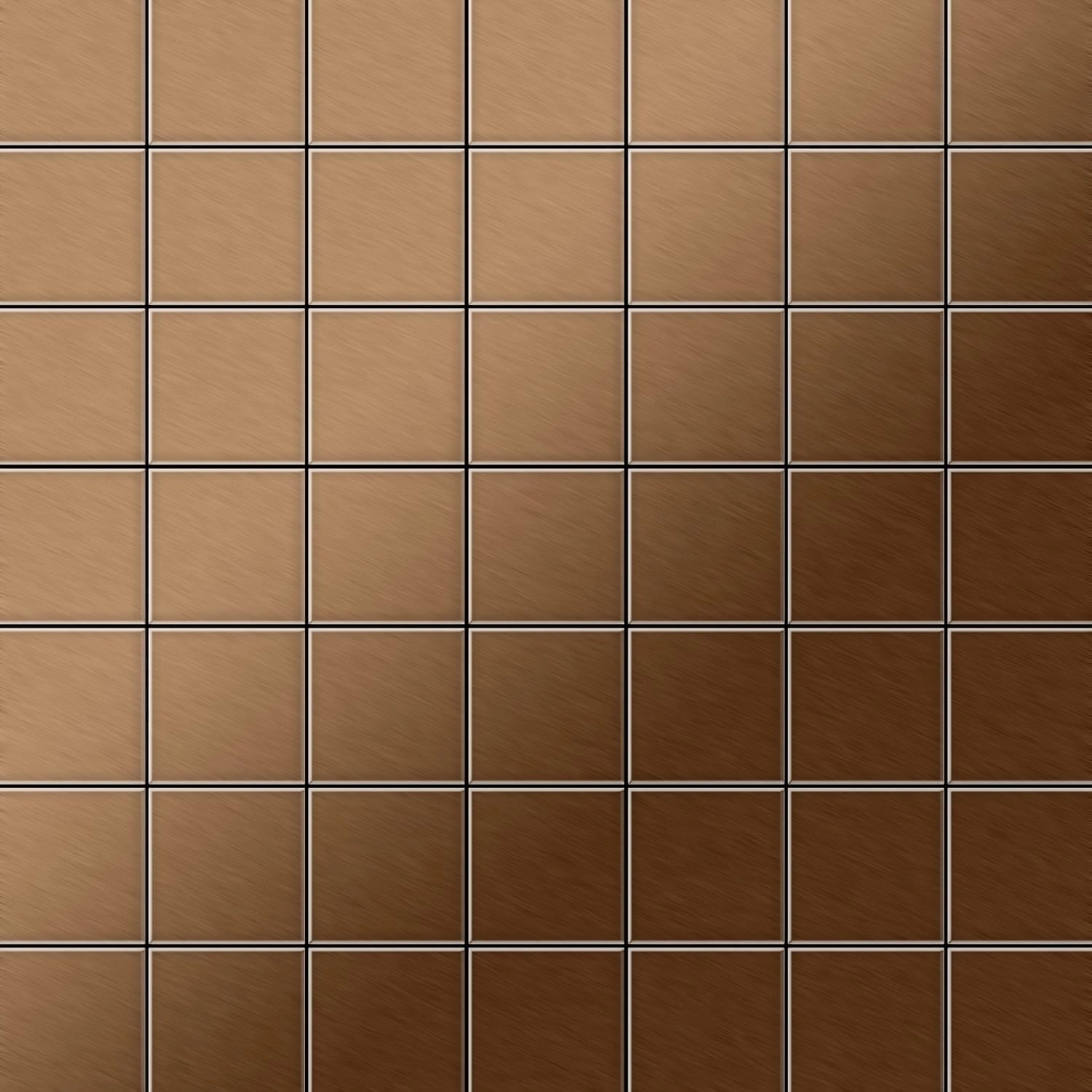 ALLOY Mosaik Fliese Massiv Metall Titan Gebürstet Kupfer 1,6mm Stark Attica-ti-ab 1 Paket mit 10 Matten 0,85 m2 Kupfer ALLOY Mosaik Fliese Massiv Metall Titan Gebürstet Kupfer 1,6mm Stark Attica-ti-ab 1 Paket mit 10 Matten 0,85 m2 Kupfer von ALLOY