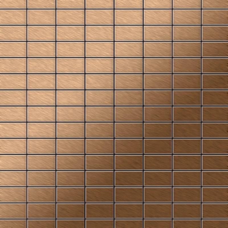 ALLOY Mosaik Fliese Massiv Metall Titan Gebürstet Kupfer 1,6mm Stark Bauhaus-ti-ab 1 Paket mit 10 Matten 1,05 m2 Kupfer ALLOY Mosaik Fliese Massiv Metall Titan Gebürstet Kupfer 1,6mm Stark Bauhaus-ti-ab 1 Paket mit 10 Matten 1,05 m2 Kupfer von ALLOY