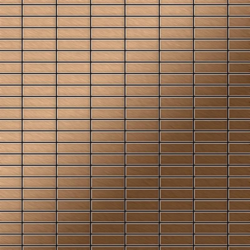 ALLOY Mosaik Fliese Massiv Metall Titan Gebürstet Kupfer 1,6mm Stark Cabin-ti-ab 1 Paket mit 10 Matten 1,01 m2 Kupfer ALLOY Mosaik Fliese Massiv Metall Titan Gebürstet Kupfer 1,6mm Stark Cabin-ti-ab 1 Paket mit 10 Matten 1,01 m2 Kupfer von ALLOY
