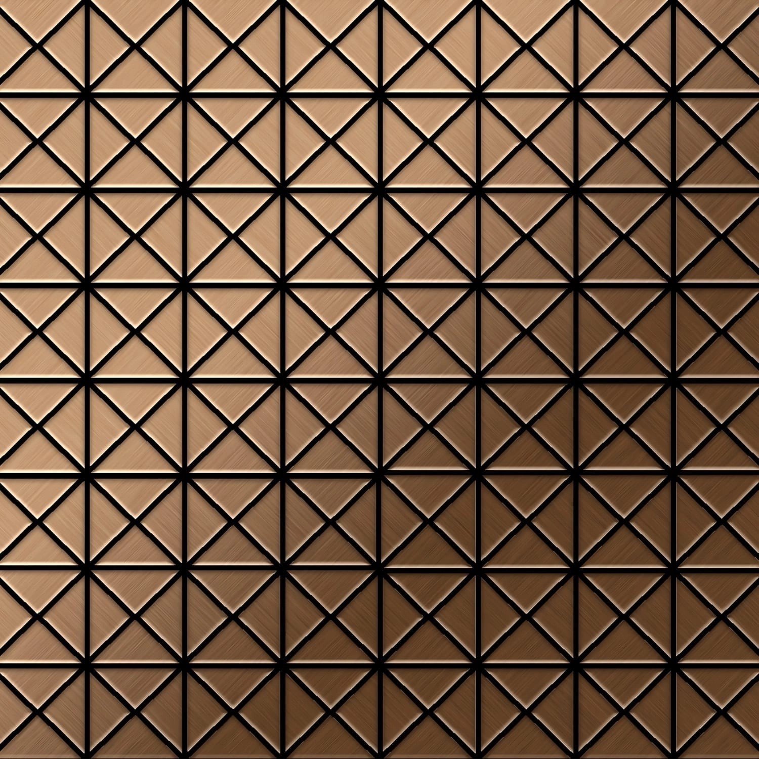 ALLOY Mosaik Fliese Massiv Metall Titan Gebürstet Kupfer 1,6mm Stark Deco-ti-ab 1 Paket mit 10 Matten 0,92 m2 Kupfer ALLOY Mosaik Fliese Massiv Metall Titan Gebürstet Kupfer 1,6mm Stark Deco-ti-ab 1 Paket mit 10 Matten 0,92 m2 Kupfer von ALLOY