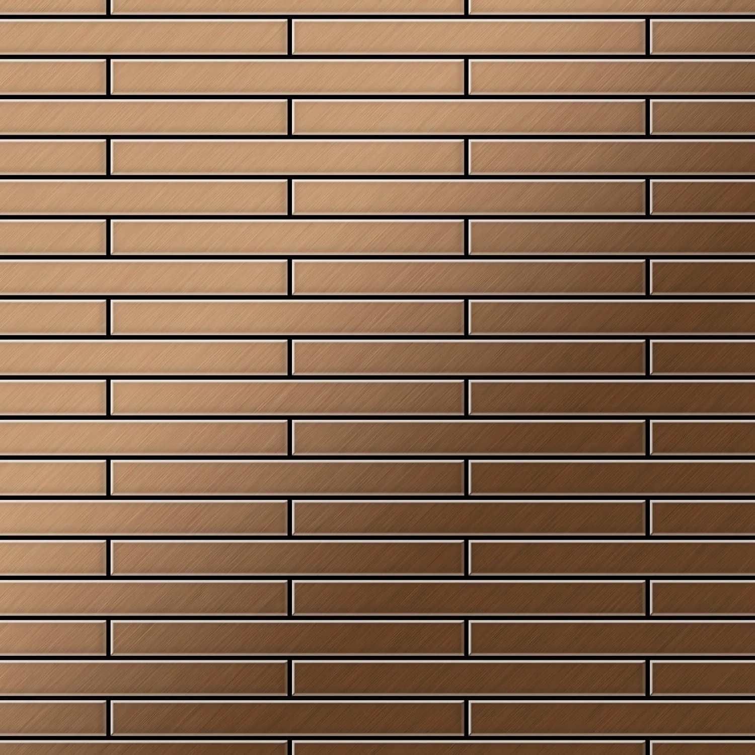 ALLOY Mosaik Fliese Massiv Metall Titan Gebürstet Kupfer 1,6mm Stark Deedee-ti-ab 1 Paket mit 10 Matten 0,63 m2 Kupfer ALLOY Mosaik Fliese Massiv Metall Titan Gebürstet Kupfer 1,6mm Stark Deedee-ti-ab 1 Paket mit 10 Matten 0,63 m2 Kupfer von ALLOY