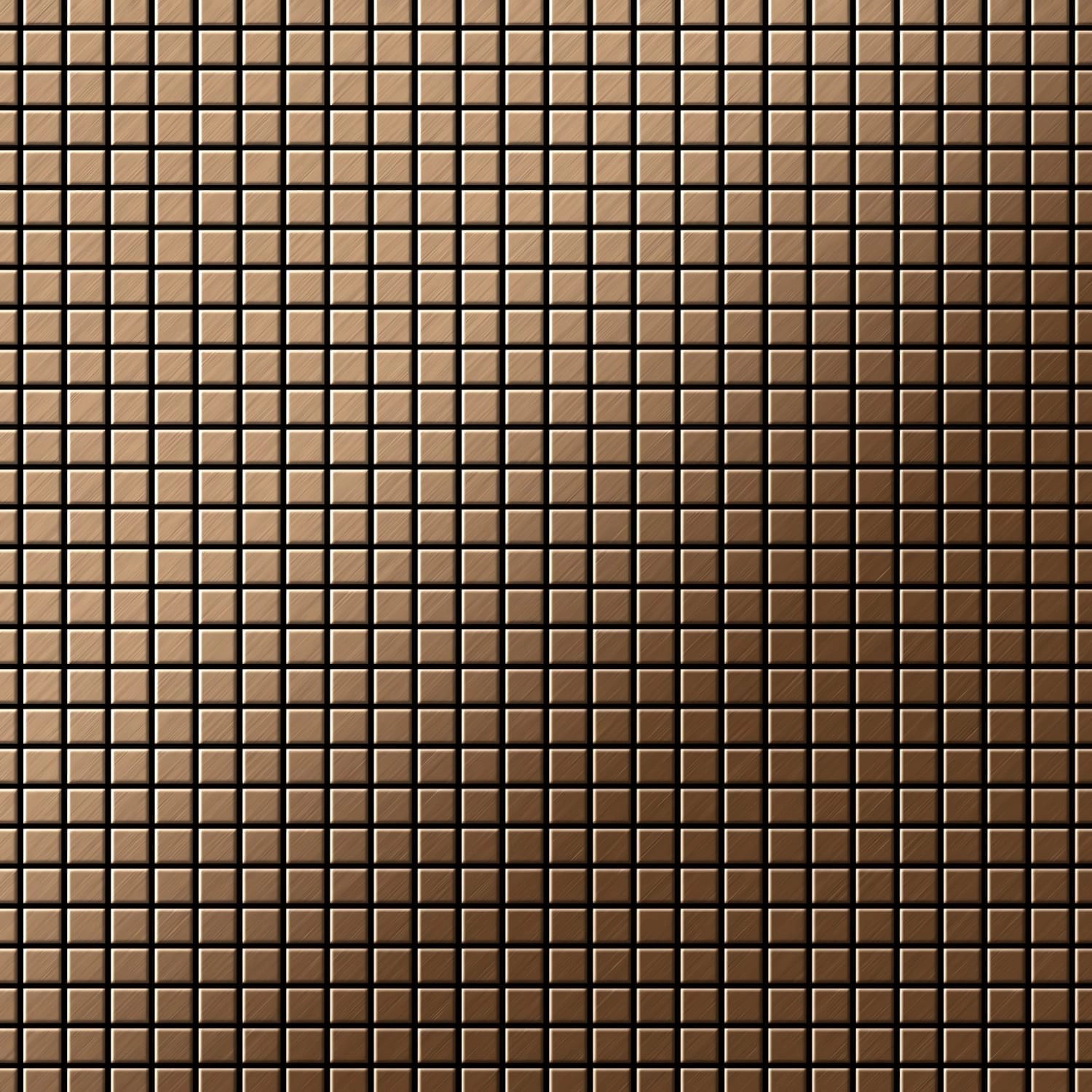 ALLOY Mosaik Fliese Massiv Metall Titan Gebürstet Kupfer 1,6mm Stark Glomesh-ti-ab 1 Paket mit 10 Matten 1,07 m2 Kupfer ALLOY Mosaik Fliese Massiv Metall Titan Gebürstet Kupfer 1,6mm Stark Glomesh-ti-ab 1 Paket mit 10 Matten 1,07 m2 Kupfer von ALLOY
