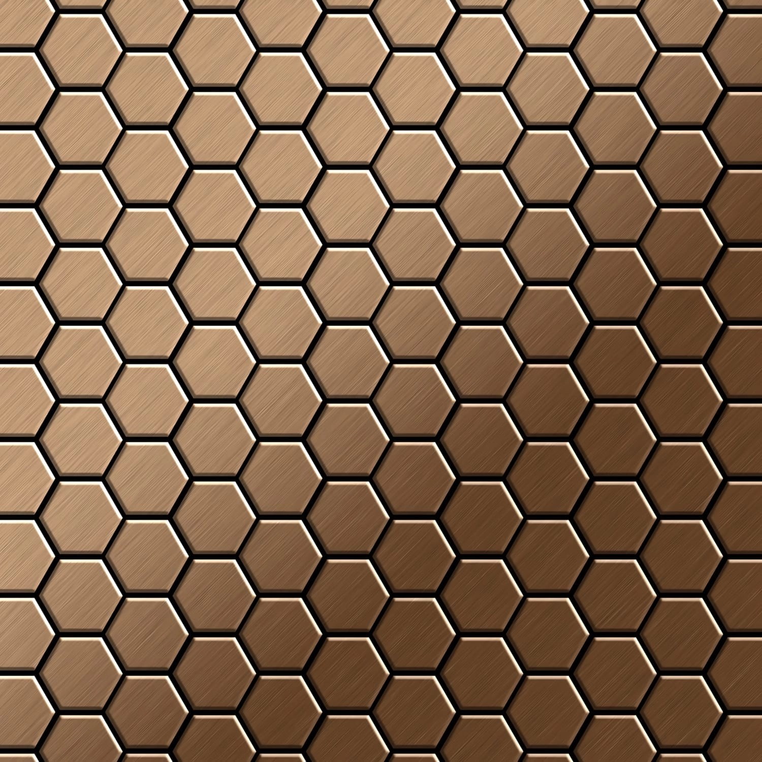 ALLOY Mosaik Fliese Massiv Metall Titan Gebürstet Kupfer 1,6mm Stark Honey-ti-ab 1 Paket mit 10 Matten 0,92 m2 Kupfer ALLOY Mosaik Fliese Massiv Metall Titan Gebürstet Kupfer 1,6mm Stark Honey-ti-ab 1 Paket mit 10 Matten 0,92 m2 Kupfer von ALLOY