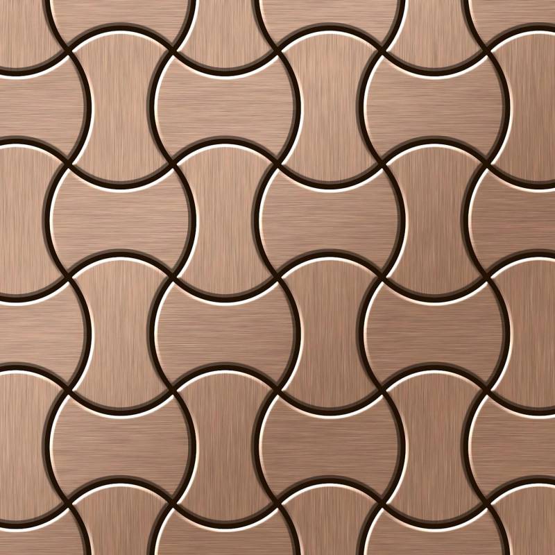ALLOY Mosaik Fliese Massiv Metall Titan Gebürstet Kupfer 1,6mm Stark Infinit-ti-ab, 1 Paket mit 10 Matten 0,91 m2 Kupfer ALLOY Mosaik Fliese Massiv Metall Titan Gebürstet Kupfer 1,6mm Stark Infinit-ti-ab, 1 Paket mit 10 Matten 0,91 m2 Kupfer von ALLOY