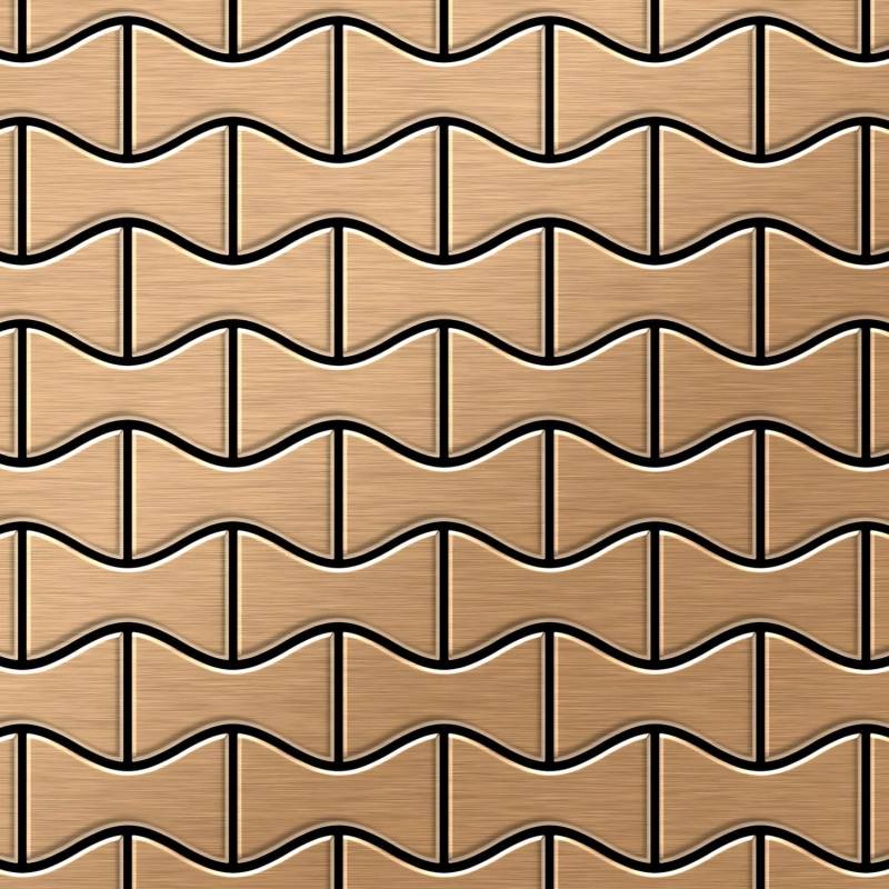 ALLOY Mosaik Fliese Massiv Metall Titan Gebürstet Kupfer 1,6mm Stark Kismet-ti-ab 1 Paket mit 10 Matten 0,86 m2 Kupfer ALLOY Mosaik Fliese Massiv Metall Titan Gebürstet Kupfer 1,6mm Stark Kismet-ti-ab 1 Paket mit 10 Matten 0,86 m2 Kupfer von ALLOY