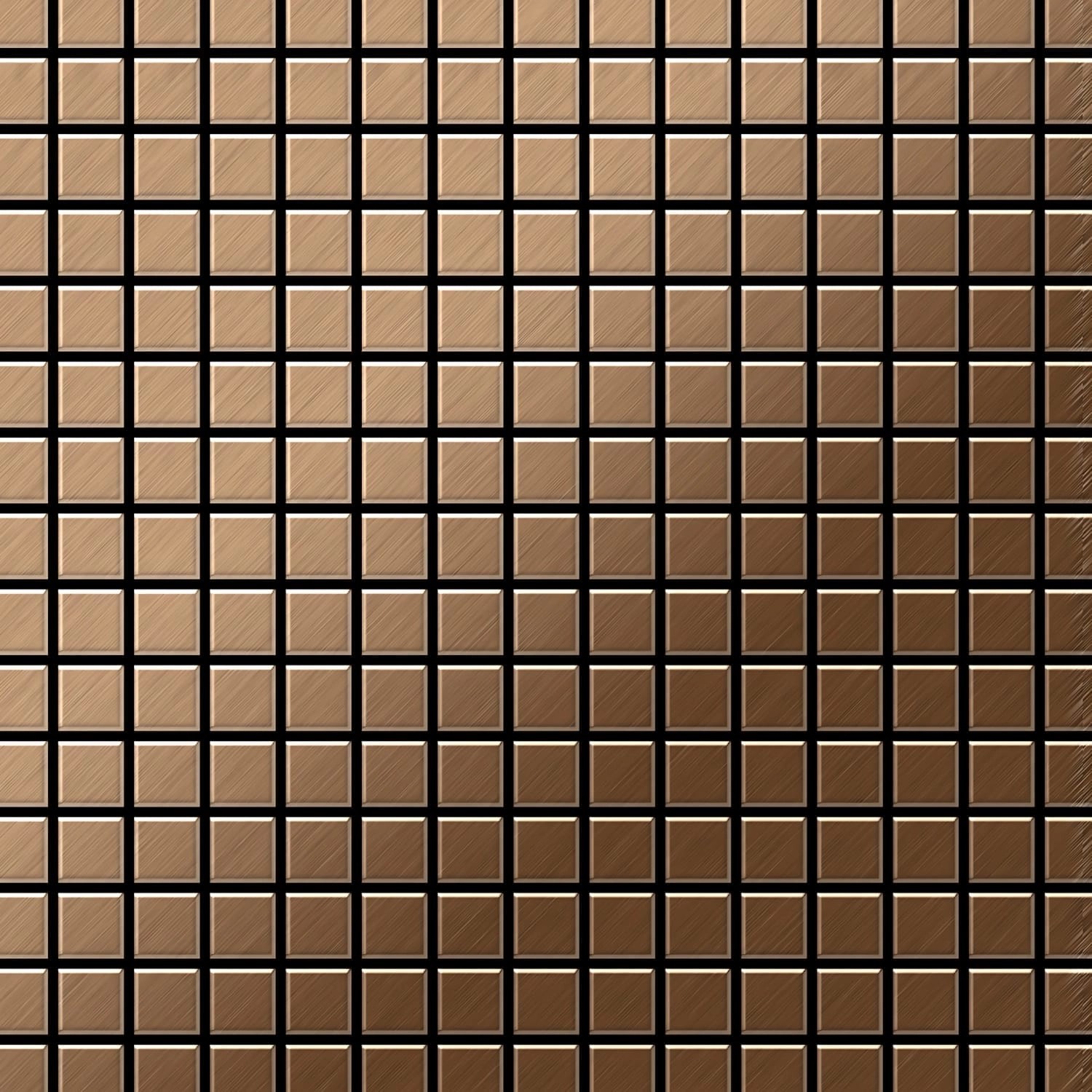 ALLOY Mosaik Fliese Massiv Metall Titan Gebürstet Kupfer 1,6mm Stark Mosaic-ti-ab 1 Paket mit 10 Matten 1,04 m2 Kupfer ALLOY Mosaik Fliese Massiv Metall Titan Gebürstet Kupfer 1,6mm Stark Mosaic-ti-ab 1 Paket mit 10 Matten 1,04 m2 Kupfer von ALLOY