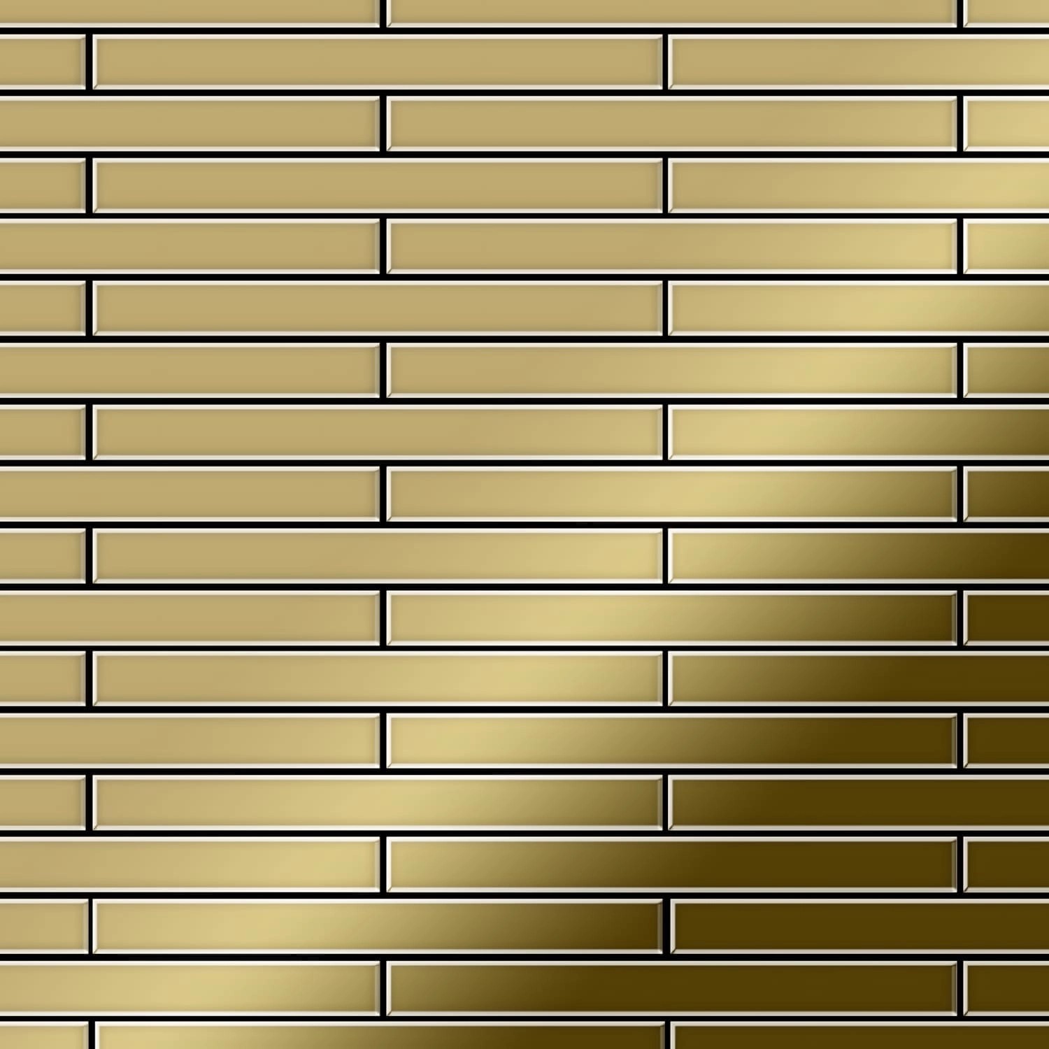 ALLOY Mosaik Fliese Massiv Metall Titan Hochglänzend Gold 1,6mm Stark Avenue-ti-gm 1 Paket mit 10 Matten 0,74 m2 Gold ALLOY Mosaik Fliese Massiv Metall Titan Hochglänzend Gold 1,6mm Stark Avenue-ti-gm 1 Paket mit 10 Matten 0,74 m2 Gold von ALLOY