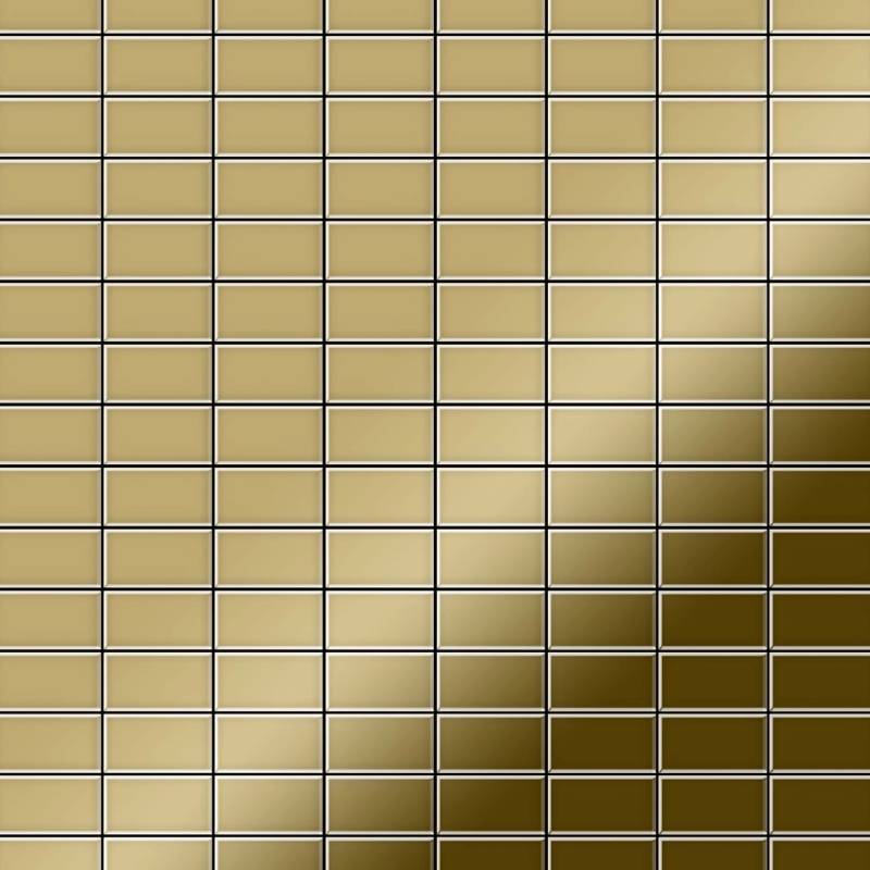 ALLOY Mosaik Fliese Massiv Metall Titan Hochglänzend Gold 1,6mm Stark Bauhaus-ti-gm 1 Paket mit 10 Matten 1,05 m2 Gold ALLOY Mosaik Fliese Massiv Metall Titan Hochglänzend Gold 1,6mm Stark Bauhaus-ti-gm 1 Paket mit 10 Matten 1,05 m2 Gold von ALLOY