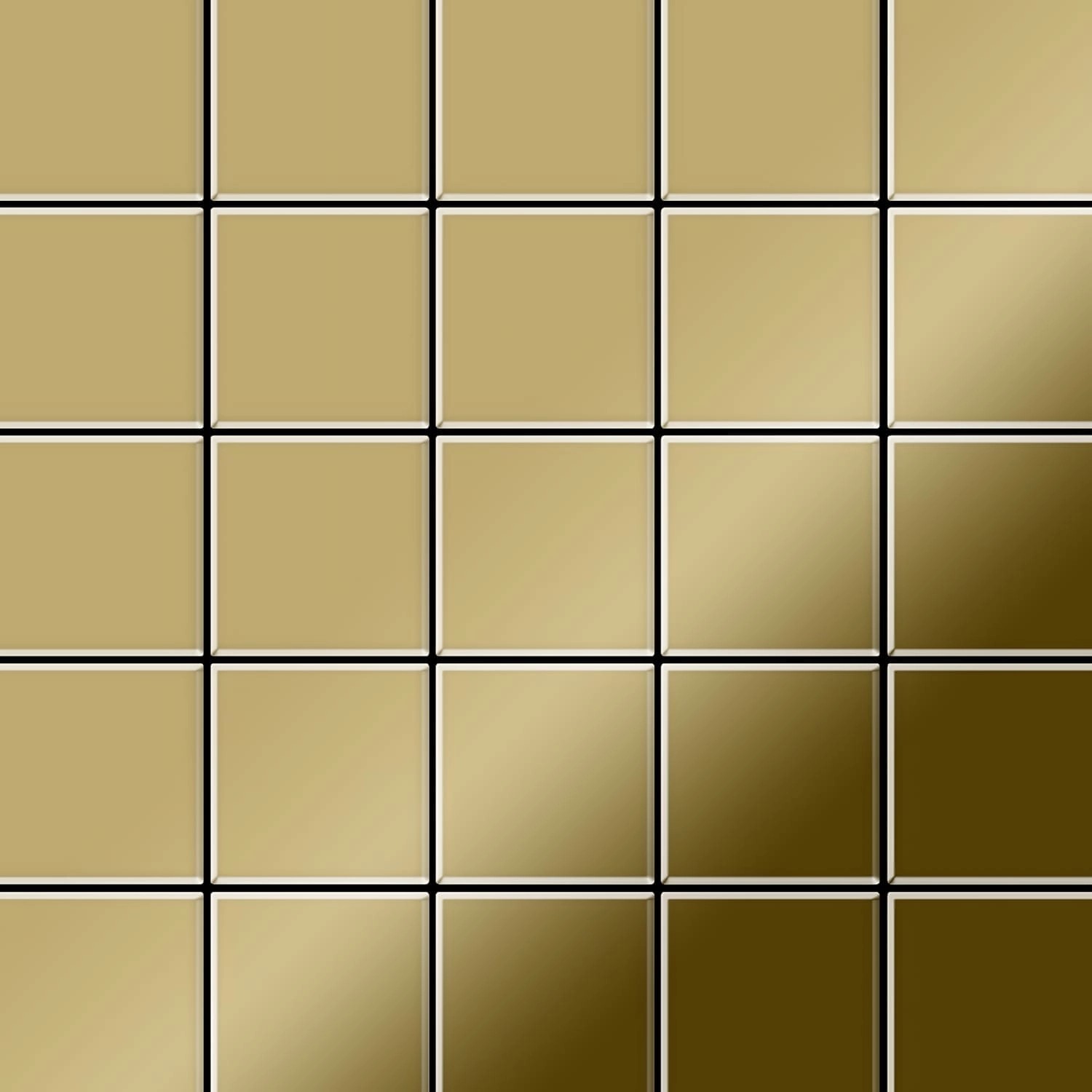 ALLOY Mosaik Fliese Massiv Metall Titan Hochglänzend Gold 1,6mm Stark Century-ti-gm 1 Paket mit 50 Matten 0,5 m2 Gold ALLOY Mosaik Fliese Massiv Metall Titan Hochglänzend Gold 1,6mm Stark Century-ti-gm 1 Paket mit 50 Matten 0,5 m2 Gold von ALLOY