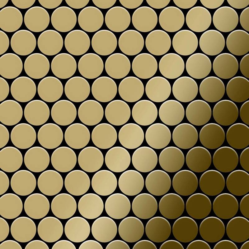 ALLOY Mosaik Fliese Massiv Metall Titan Hochglänzend Gold 1,6mm Stark Dollar-ti-gm 1 Paket mit 10 Matten 0,88 m2 Gold ALLOY Mosaik Fliese Massiv Metall Titan Hochglänzend Gold 1,6mm Stark Dollar-ti-gm 1 Paket mit 10 Matten 0,88 m2 Gold von ALLOY