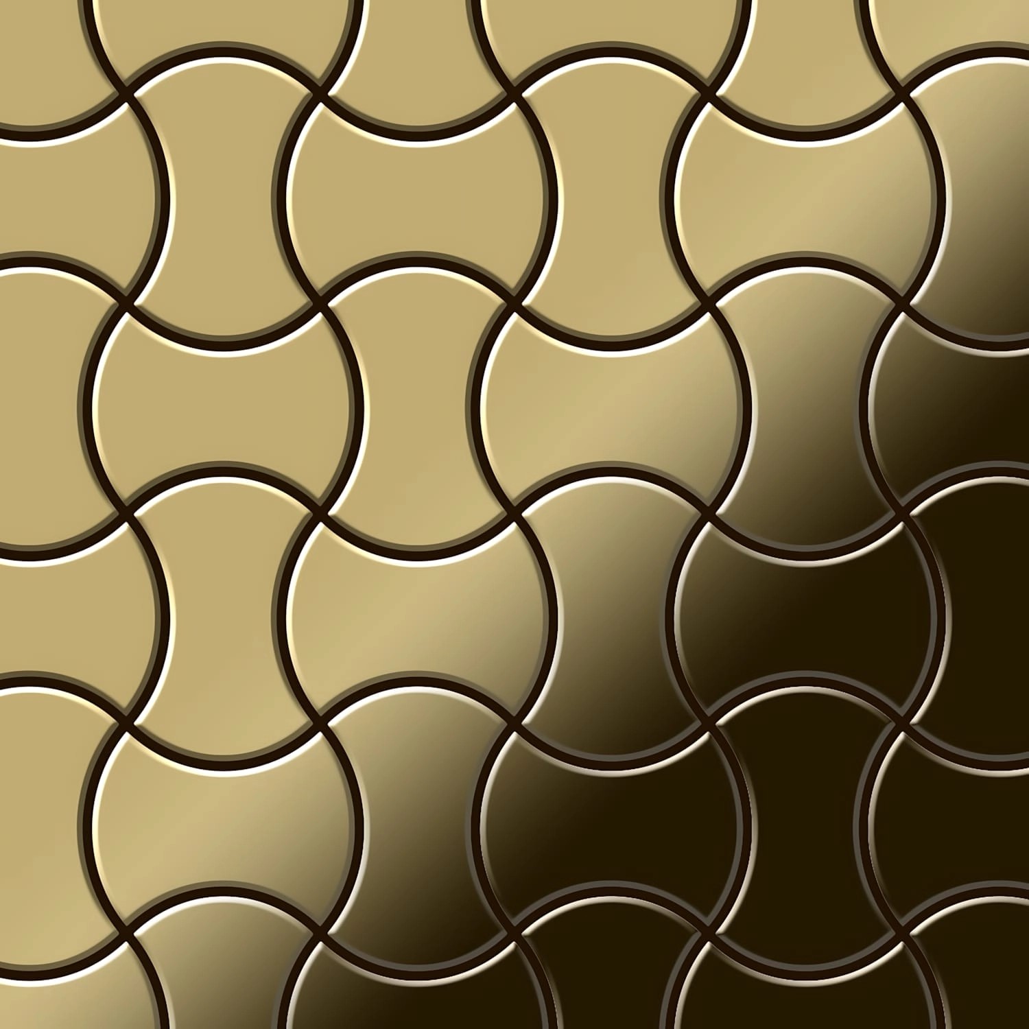 ALLOY Mosaik Fliese Massiv Metall Titan Hochglänzend Gold 1,6mm Stark Infinit-ti-gm 1 Paket mit 10 Matten 0,91 m2 Gold ALLOY Mosaik Fliese Massiv Metall Titan Hochglänzend Gold 1,6mm Stark Infinit-ti-gm 1 Paket mit 10 Matten 0,91 m2 Gold von ALLOY