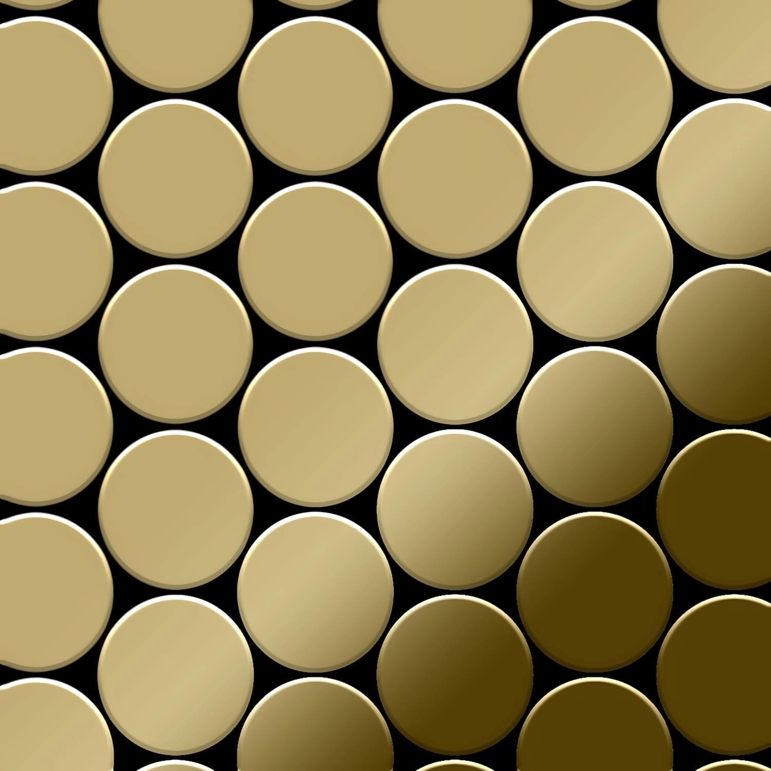 ALLOY Mosaik Fliese Massiv Metall Titan Hochglänzend Gold 1,6mm Stark Medallion-ti-gm 1 Paket mit 10 Matten 0,73 m2 Gold ALLOY Mosaik Fliese Massiv Metall Titan Hochglänzend Gold 1,6mm Stark Medallion-ti-gm 1 Paket mit 10 Matten 0,73 m2 Gold von ALLOY