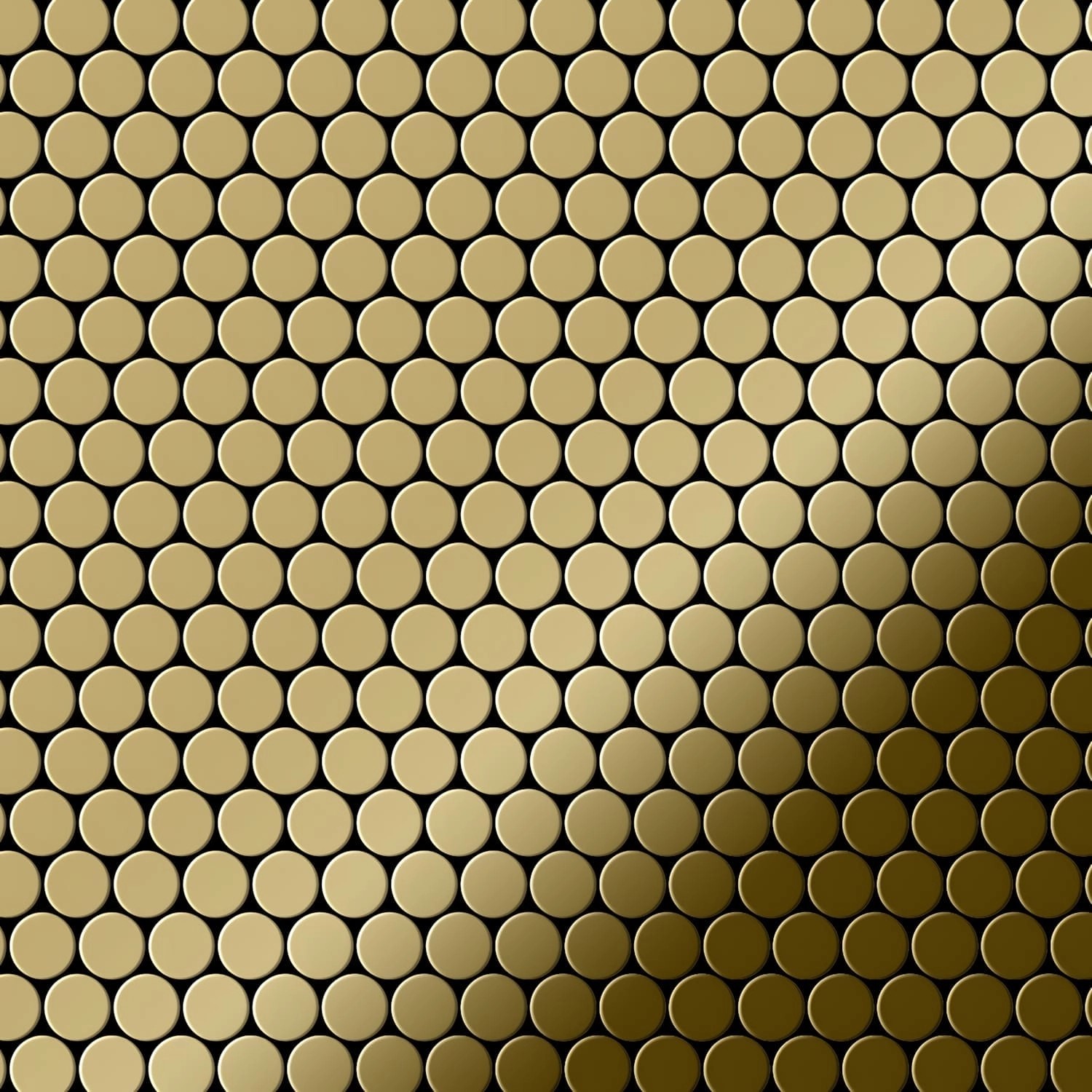 ALLOY Mosaik Fliese Massiv Metall Titan Hochglänzend Gold 1,6mm Stark Penny-ti-gm 1 Paket mit 10 Matten 0,88 m2 Gold ALLOY Mosaik Fliese Massiv Metall Titan Hochglänzend Gold 1,6mm Stark Penny-ti-gm 1 Paket mit 10 Matten 0,88 m2 Gold von ALLOY