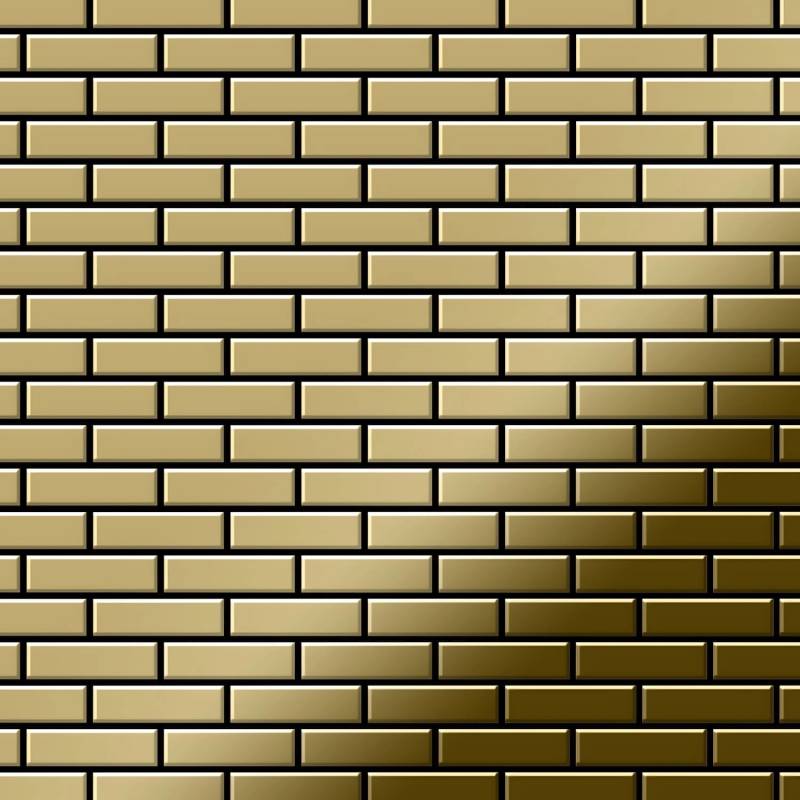 ALLOY Mosaik Fliese Massiv Metall Titan Hochglänzend Gold 1,6mm Stark Pk-ti-gm 1 Paket mit 10 Matten 0,88 m2 Gold ALLOY Mosaik Fliese Massiv Metall Titan Hochglänzend Gold 1,6mm Stark Pk-ti-gm 1 Paket mit 10 Matten 0,88 m2 Gold von ALLOY