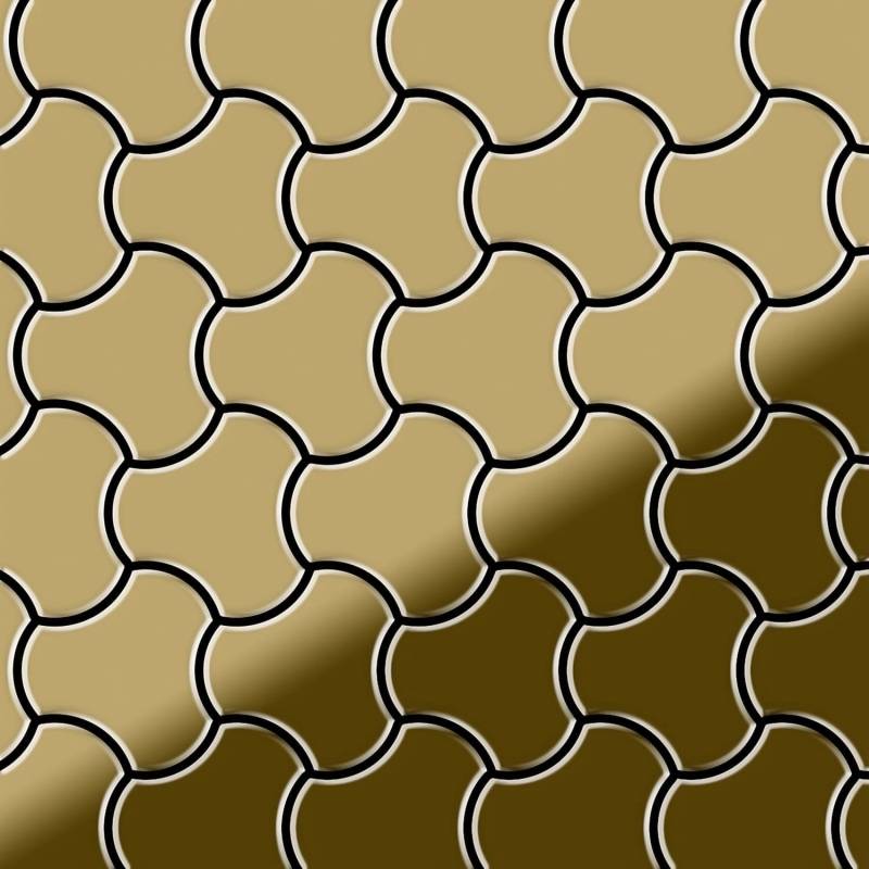 ALLOY Mosaik Fliese Massiv Metall Titan Hochglänzend Gold 1,6mm Stark Ubiquity-ti-gm 1 Paket mit 10 Matten 0,75 m2 Gold ALLOY Mosaik Fliese Massiv Metall Titan Hochglänzend Gold 1,6mm Stark Ubiquity-ti-gm 1 Paket mit 10 Matten 0,75 m2 Gold von ALLOY