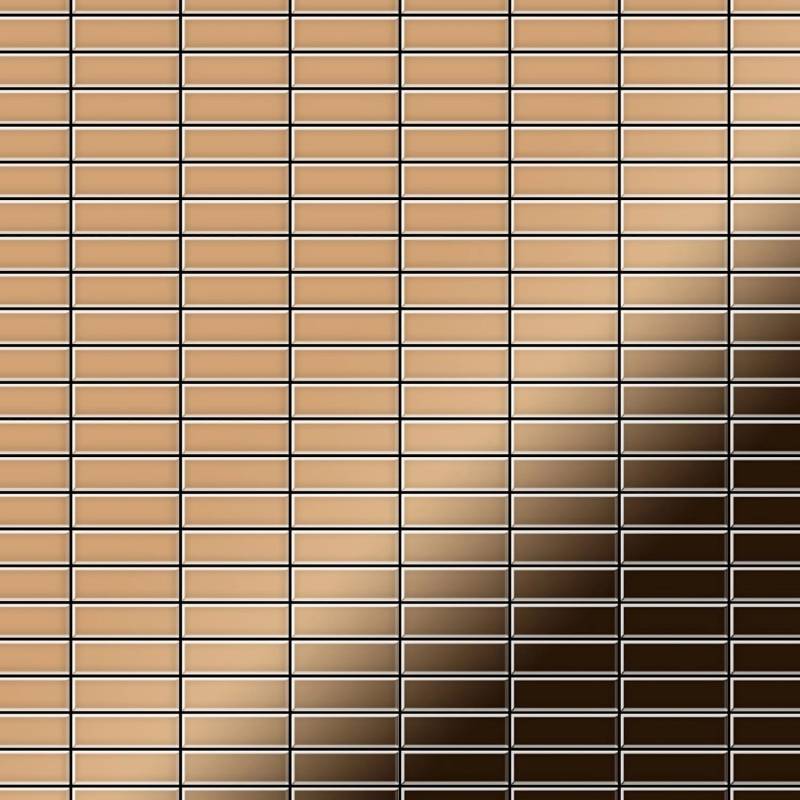 ALLOY Mosaik Fliese Massiv Metall Titan Hochglänzend Kupfer 1,6mm Stark Cabin-ti-am 1 Paket mit 10 Matten 1,01 m2 Kupfer ALLOY Mosaik Fliese Massiv Metall Titan Hochglänzend Kupfer 1,6mm Stark Cabin-ti-am 1 Paket mit 10 Matten 1,01 m2 Kupfer von ALLOY