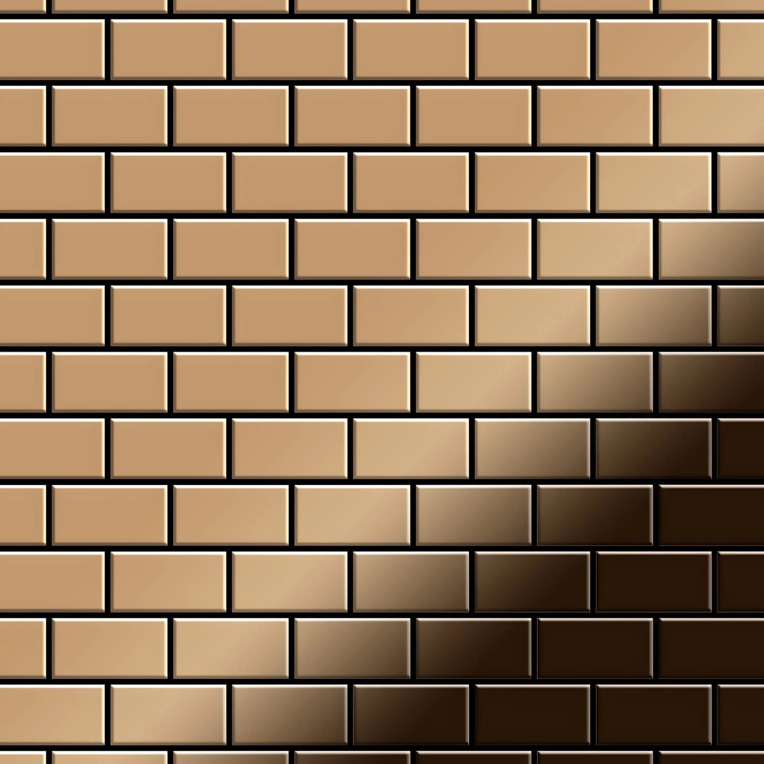 ALLOY Mosaik Fliese Massiv Metall Titan Hochglänzend Kupfer 1,6mm Stark House-ti-am 1 Paket mit 10 Matten 0,98 m2 Kupfer ALLOY Mosaik Fliese Massiv Metall Titan Hochglänzend Kupfer 1,6mm Stark House-ti-am 1 Paket mit 10 Matten 0,98 m2 Kupfer von ALLOY