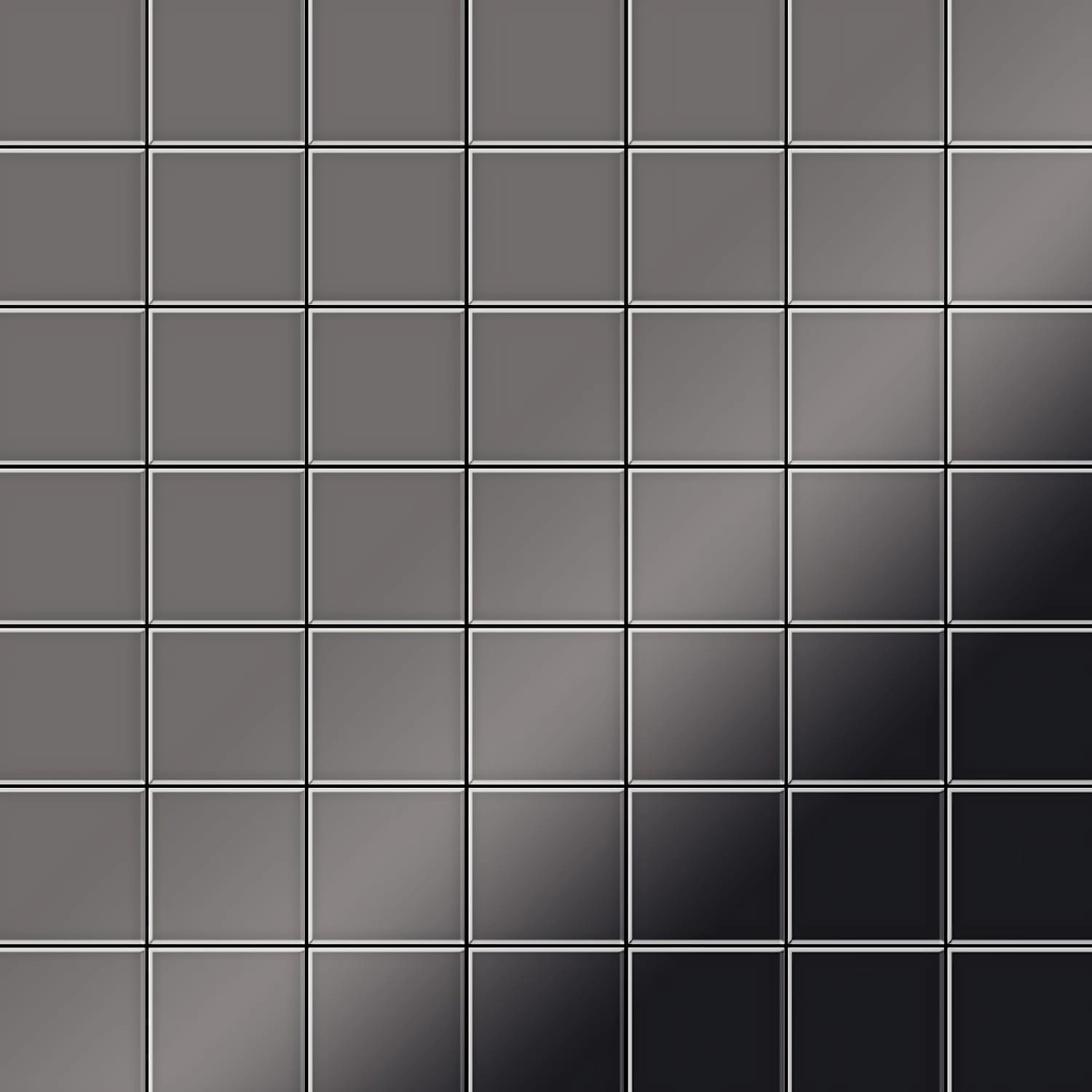 ALLOY Mosaik Fliese Massiv Metall Titan Hochglanz Dunkelgrau 1,6mm Attica-ti-sm 1 Paket mit 10 Matten 0,85 m2 Grau ALLOY Mosaik Fliese Massiv Metall Titan Hochglanz Dunkelgrau 1,6mm Attica-ti-sm 1 Paket mit 10 Matten 0,85 m2 Grau von ALLOY