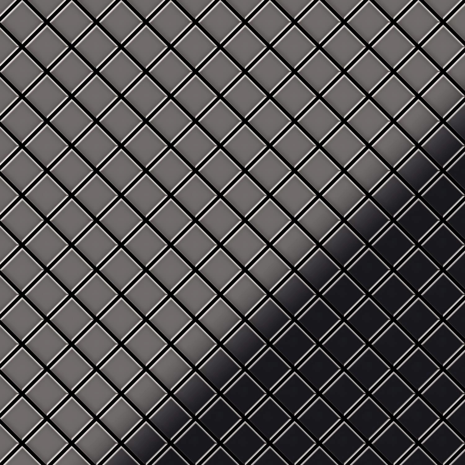 ALLOY Mosaik Fliese Massiv Metall Titan Hochglanz Dunkelgrau 1,6mm Diamond-ti-sm 1 Paket mit 10 Matten 0,91 m2 Grau ALLOY Mosaik Fliese Massiv Metall Titan Hochglanz Dunkelgrau 1,6mm Diamond-ti-sm 1 Paket mit 10 Matten 0,91 m2 Grau von ALLOY