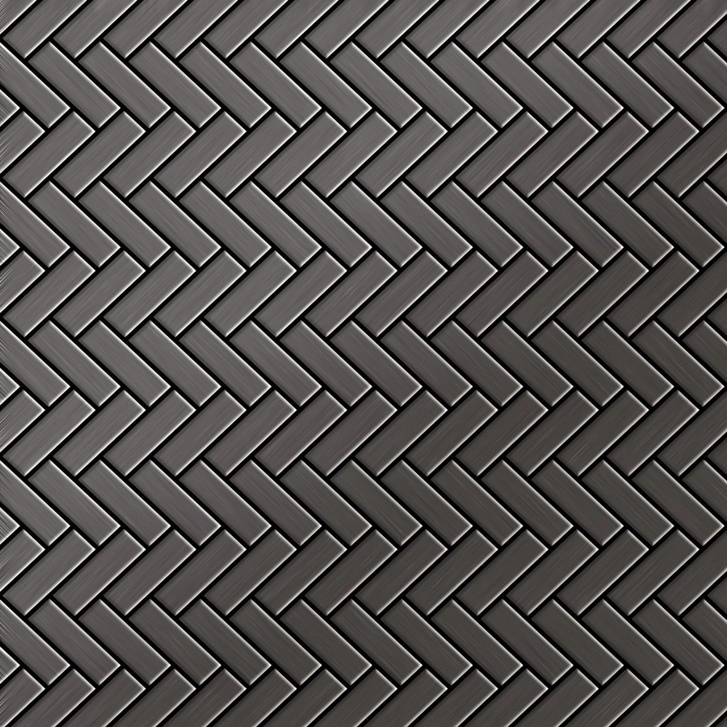 ALLOY Mosaik Fliese Massiv Metall Titan Hochglanz Dunkelgrau 1,6mm Herringbone-ti-sm 1 Paket mit 10 Matten 0,85 m2 Grau ALLOY Mosaik Fliese Massiv Metall Titan Hochglanz Dunkelgrau 1,6mm Herringbone-ti-sm 1 Paket mit 10 Matten 0,85 m2 Grau von ALLOY
