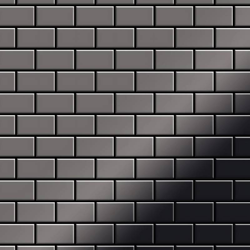 ALLOY Mosaik Fliese Massiv Metall Titan Hochglanz Dunkelgrau 1,6mm House-ti-sm 1 Paket mit 10 Matten 0,98 m2 Grau ALLOY Mosaik Fliese Massiv Metall Titan Hochglanz Dunkelgrau 1,6mm House-ti-sm 1 Paket mit 10 Matten 0,98 m2 Grau von ALLOY