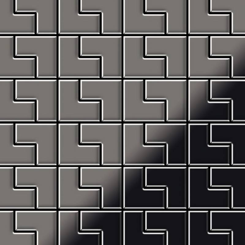 ALLOY Mosaik Fliese Massiv Metall Titan Hochglanz Dunkelgrau 1,6mm Kink-ti-sm 1 Paket mit 10 Matten 0,93 m2 Grau ALLOY Mosaik Fliese Massiv Metall Titan Hochglanz Dunkelgrau 1,6mm Kink-ti-sm 1 Paket mit 10 Matten 0,93 m2 Grau von ALLOY