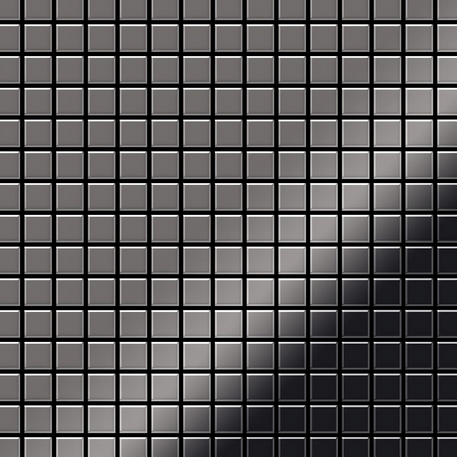 ALLOY Mosaik Fliese Massiv Metall Titan Hochglanz Dunkelgrau 1,6mm Mosaic-ti-sm 1 Paket mit 10 Matten 1,04 m2 Grau ALLOY Mosaik Fliese Massiv Metall Titan Hochglanz Dunkelgrau 1,6mm Mosaic-ti-sm 1 Paket mit 10 Matten 1,04 m2 Grau von ALLOY