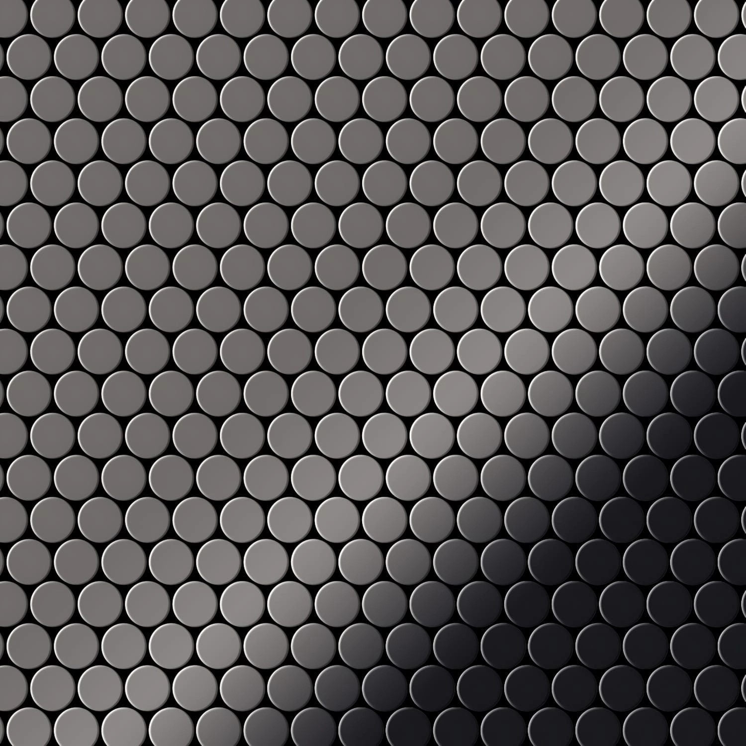 ALLOY Mosaik Fliese Massiv Metall Titan Hochglanz Dunkelgrau 1,6mm Penny-ti-sm 1 Paket mit 10 Matten 0,88 m2 Grau ALLOY Mosaik Fliese Massiv Metall Titan Hochglanz Dunkelgrau 1,6mm Penny-ti-sm 1 Paket mit 10 Matten 0,88 m2 Grau von ALLOY