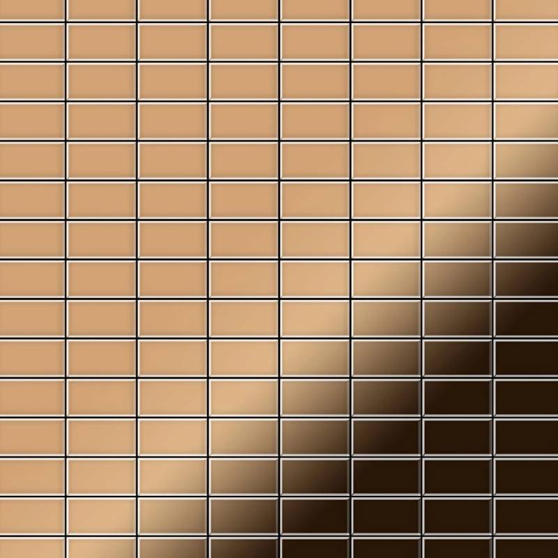 ALLOY Mosaik Fliese Massiv Metall Titan Hochglanz Kupfer 1,6mm Bauhaus-ti-am 1 Paket mit 10 Matten 1,05 m2 Kupfer ALLOY Mosaik Fliese Massiv Metall Titan Hochglanz Kupfer 1,6mm Bauhaus-ti-am 1 Paket mit 10 Matten 1,05 m2 Kupfer von ALLOY