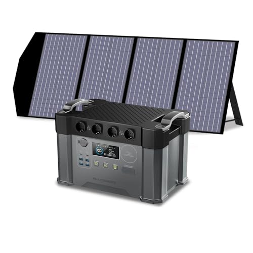 ALLPOWERS S2000 Pro 2400W Powerstation mit 140W Solarpanel, 1451Wh AKKU Solargenerator mit 4x 2400W AC Steckdose generatoren, Mobiler Stromspeicher für Notstrom Camping Wohnmobile Reise Off-Grid ALLPOWERS S2000 Pro 2400W Powerstation mit 140W Solarpanel, 1451Wh AKKU Solargenerator mit 4x 2400W AC Steckdose generatoren, Mobiler Stromspeicher für Notstrom Camping Wohnmobile Reise Off-Grid von ALLPOWERS