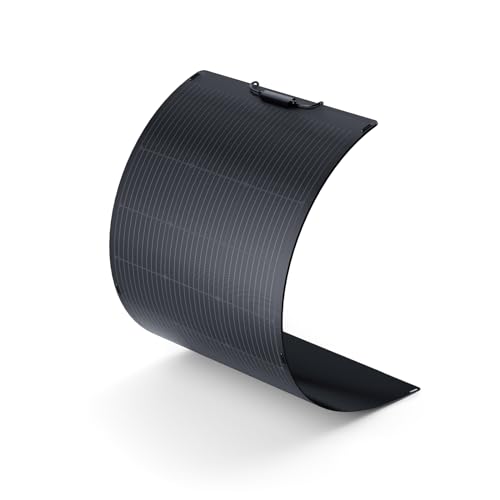 ALLPOWERS SF100 100W Flexibles Solar Panel ETFE Monokristallines Solarpanel IP68 Solarzelle Photovoltaik 12V /24V Off-Grid für Wohnmobil, Dächer, Camping, Boote, Camper und andere unebene Oberflächen von ALLPOWERS