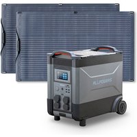 Allpowers - Home Battery Power Station LiFePO4 3600Wh, Voice Control With 2Pcs 100W Flexible Monocrystalline Solar Panel For Home Backup Outdoor R4000 Allpowers - Home Battery Power Station LiFePO4 3600Wh, Voice Control With 2Pcs 100W Flexible Monocrystalline Solar Panel For Home Backup Outdoor R4000 von ALLPOWERS