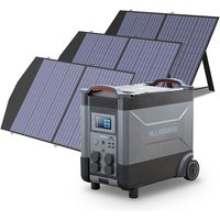 Allpowers - Home Battery Power Station LiFePO4 3600Wh-21600Wh, Voice Control With 3Pcs 100W Solar Panel For Home Backup Outdoor R4000 Allpowers - Home Battery Power Station LiFePO4 3600Wh-21600Wh, Voice Control With 3Pcs 100W Solar Panel For Home Backup Outdoor R4000 von ALLPOWERS
