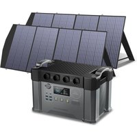 Allpowers - Tragbares Powerstation (S2000 Pro) 1451Wh 2400W akku Solargenerator Mobiler Stromspeicher Power Station(4000W Spitzenwert) mit 2x 200W von ALLPOWERS