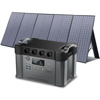 Allpowers - S2000 Pro Tragbares Powerstation 1451Wh 2400W akku Solargenerator Mobiler Stromspeicher Power Station (4000W Spitzenwert) mit 400W von ALLPOWERS